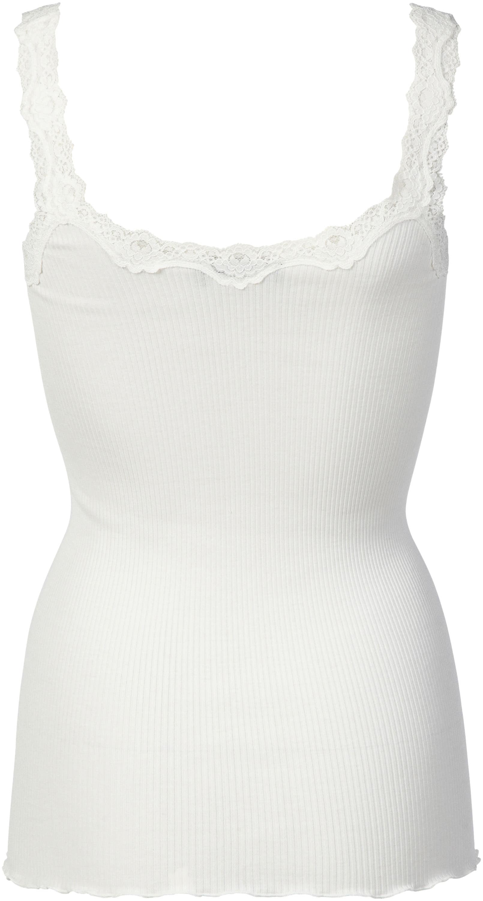 rosemunde Tanktop »Babette Silk Top« umgedrehter Vintage-Spitzenbesatz, feminin, bequem, Seidenmix