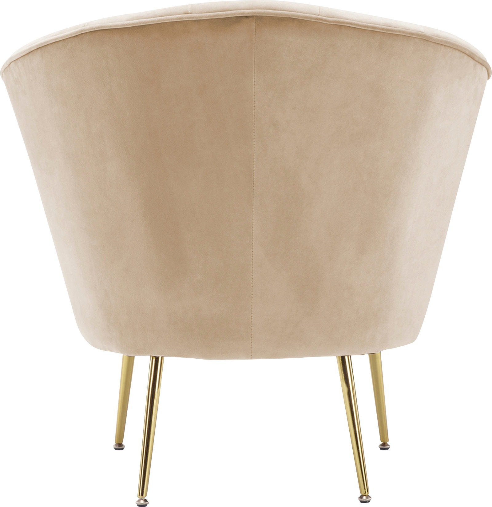 Kayoom Sessel »Poola 100, gemütlicher Cocktail-Sessel, edler Samtbezug«, (1 St.), samtweich, gesteppt, gemütlich, tiefe Sitzhöhe von 79cm