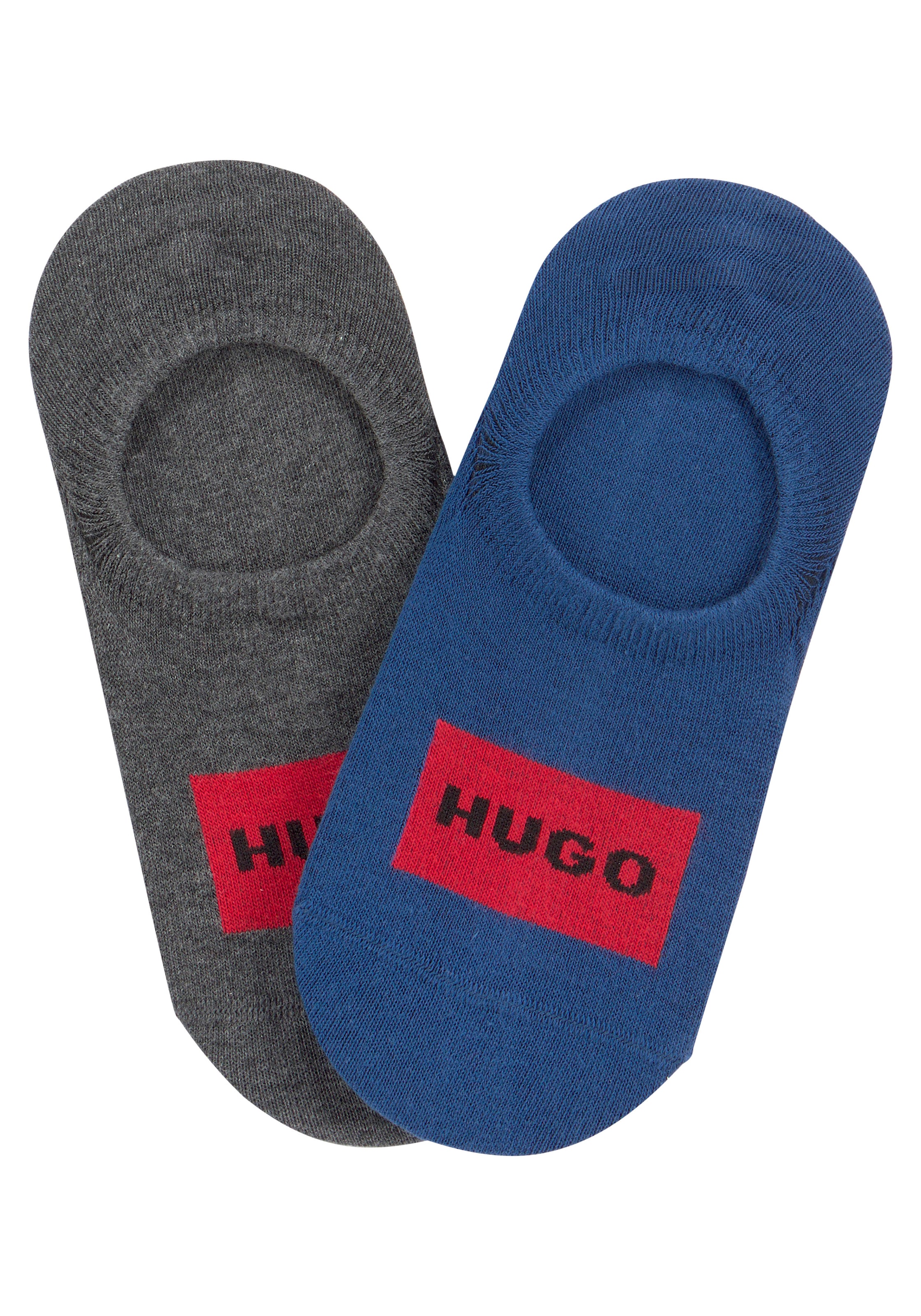 HUGO Sneakersocken »2P LOWCUT LABEL COL«, (Packung, 2 Paar)