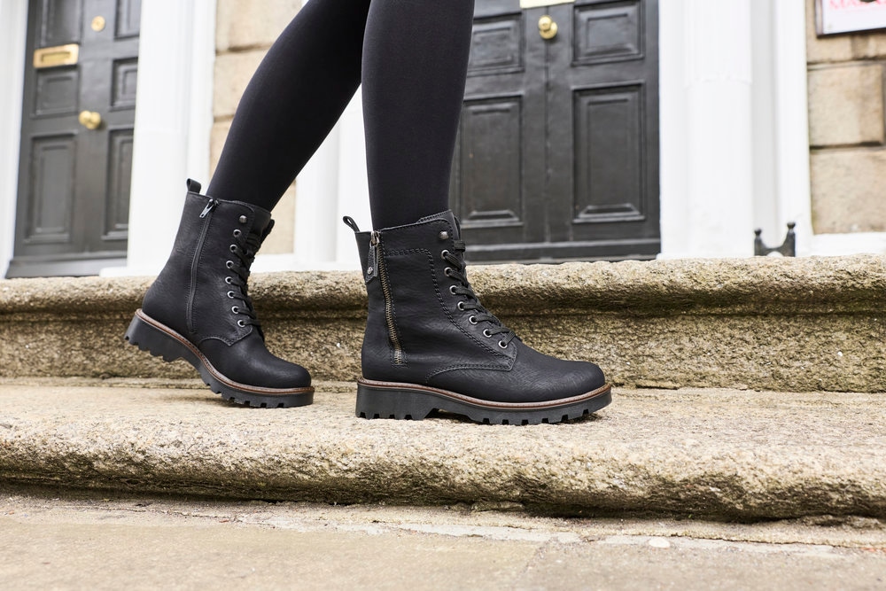 Rieker Winterboots  Schnürboots, Schnürstiefelette, Winterstiefelette mit Warmfutter