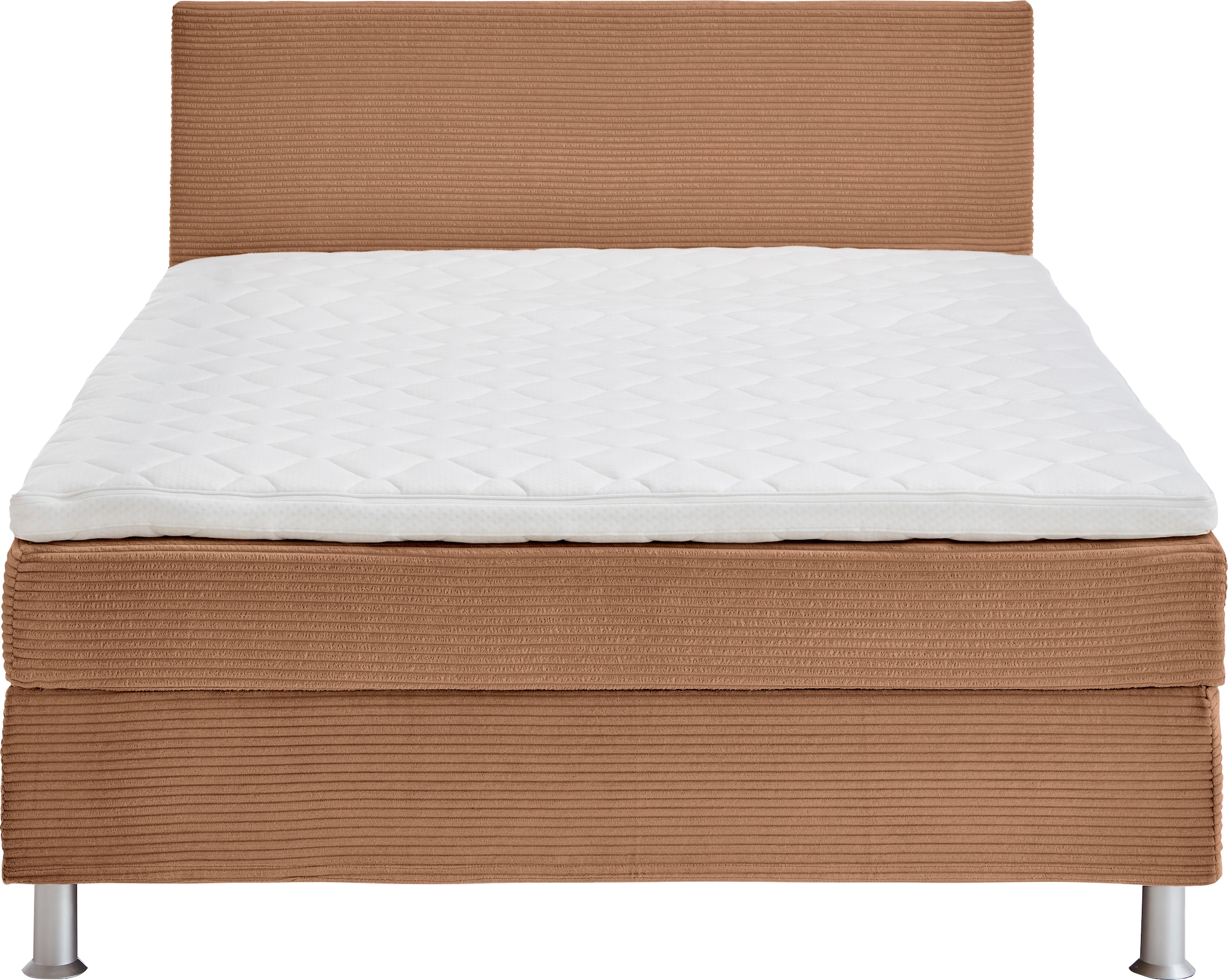 ATLANTIC home collection Boxbett »Edison« inkl. Bonnellfederkern-Matratze und Topper