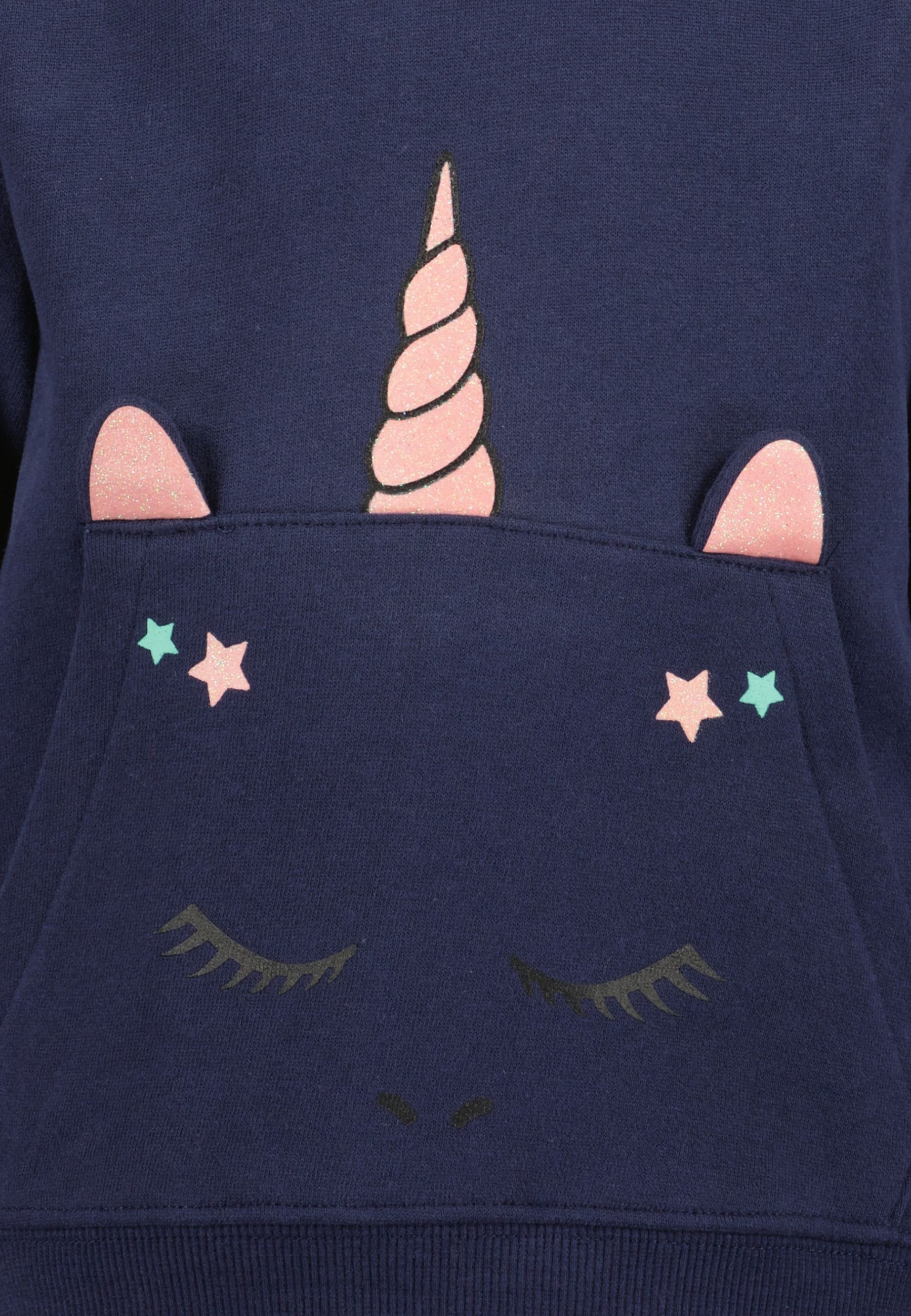 Blue Seven Kapuzensweatshirt mit tollem Einhorn-Motiv