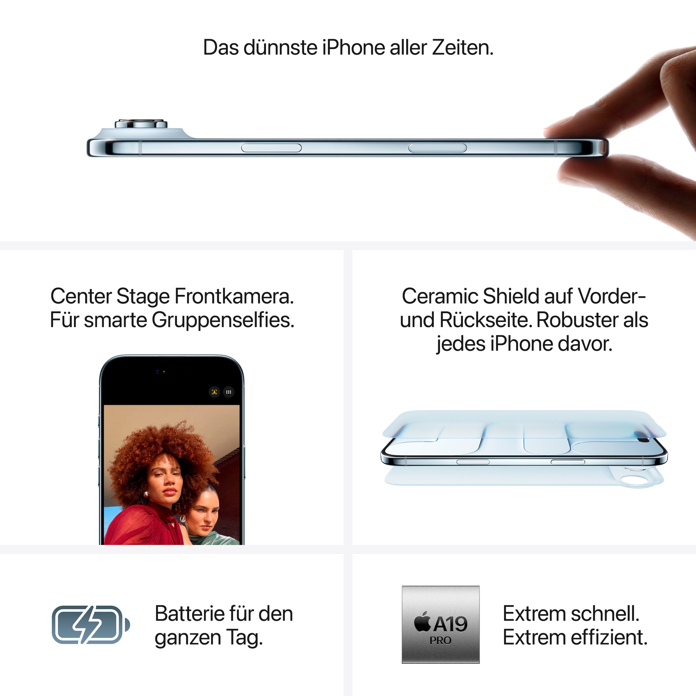 Apple Smartphone »iPhone Air« sky blue