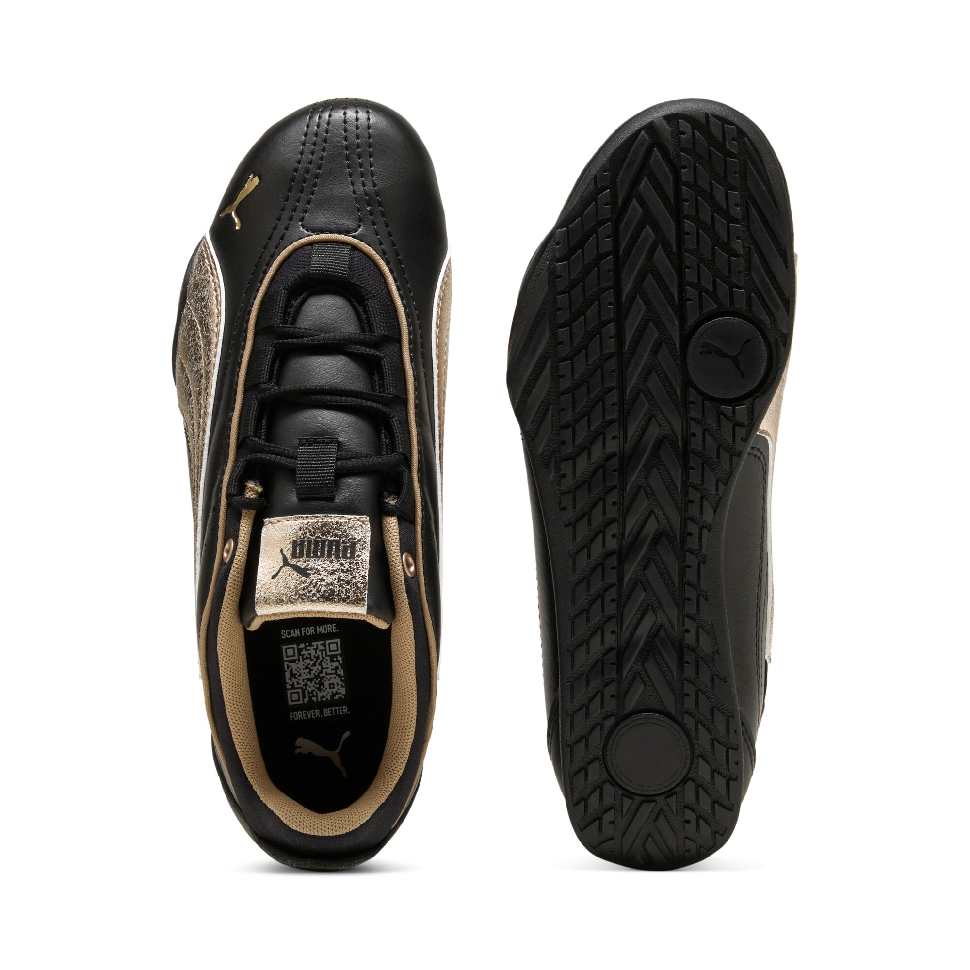 PUMA Sneaker »CATCH SOLEIL METALLIC WHISPER«  mit Schnürung, leicht profiliertes Laufsohlenprofil