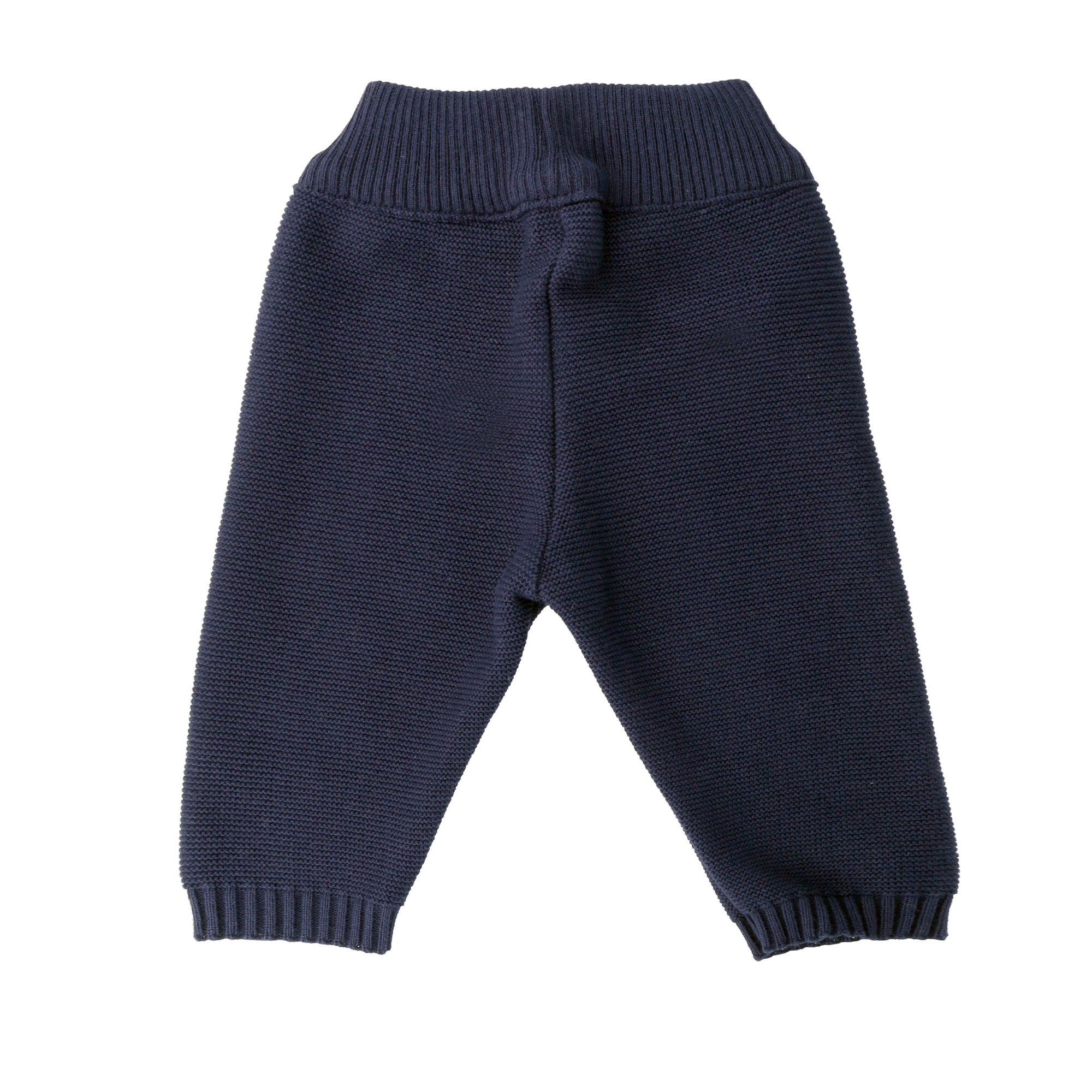 MAXIMO Strickhose, Baumwolle, Rippstrickbündchen, elastisch