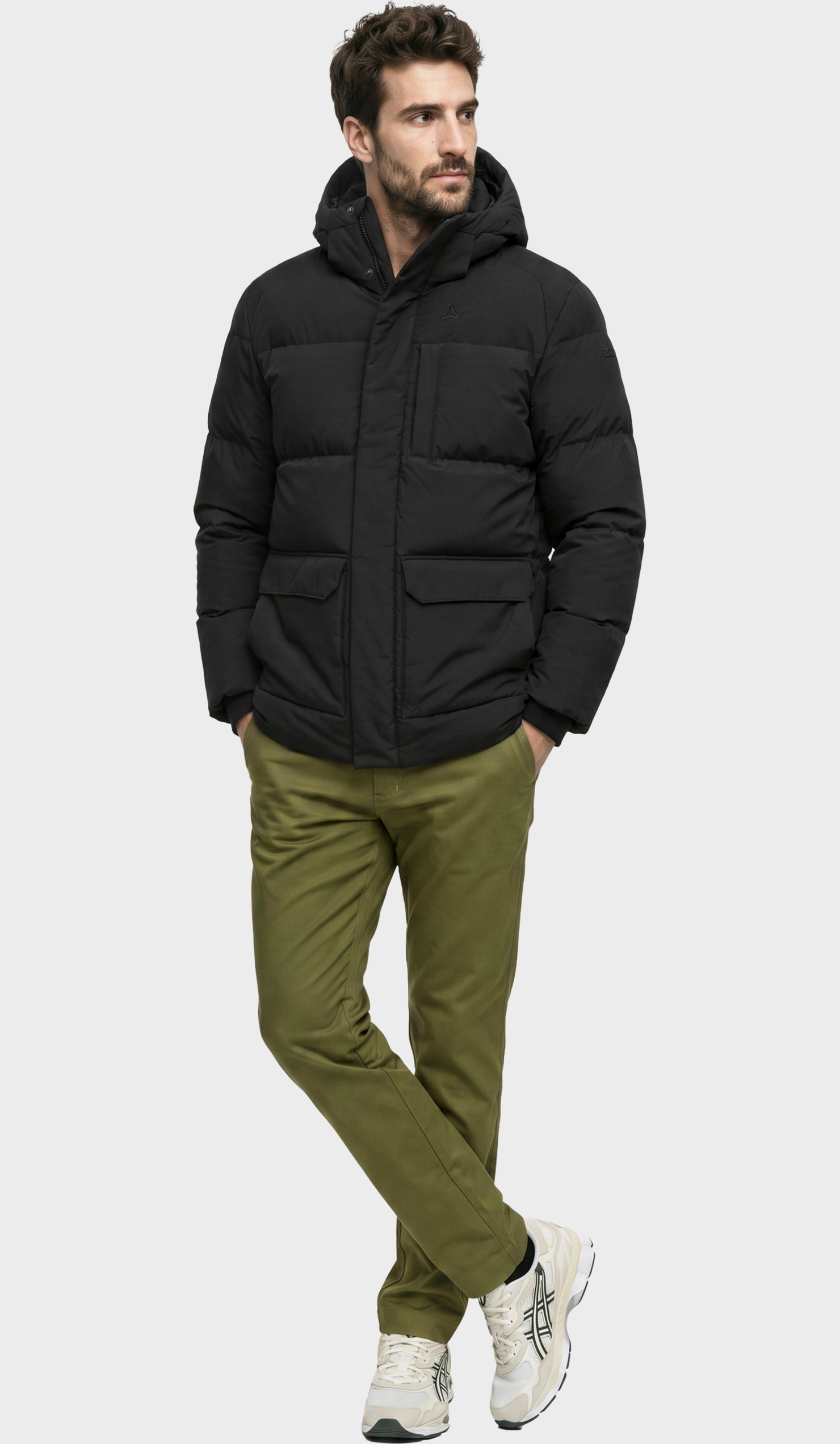 Schöffel Langjacke »Down Parka Style Vindave MEN« mit Kapuze