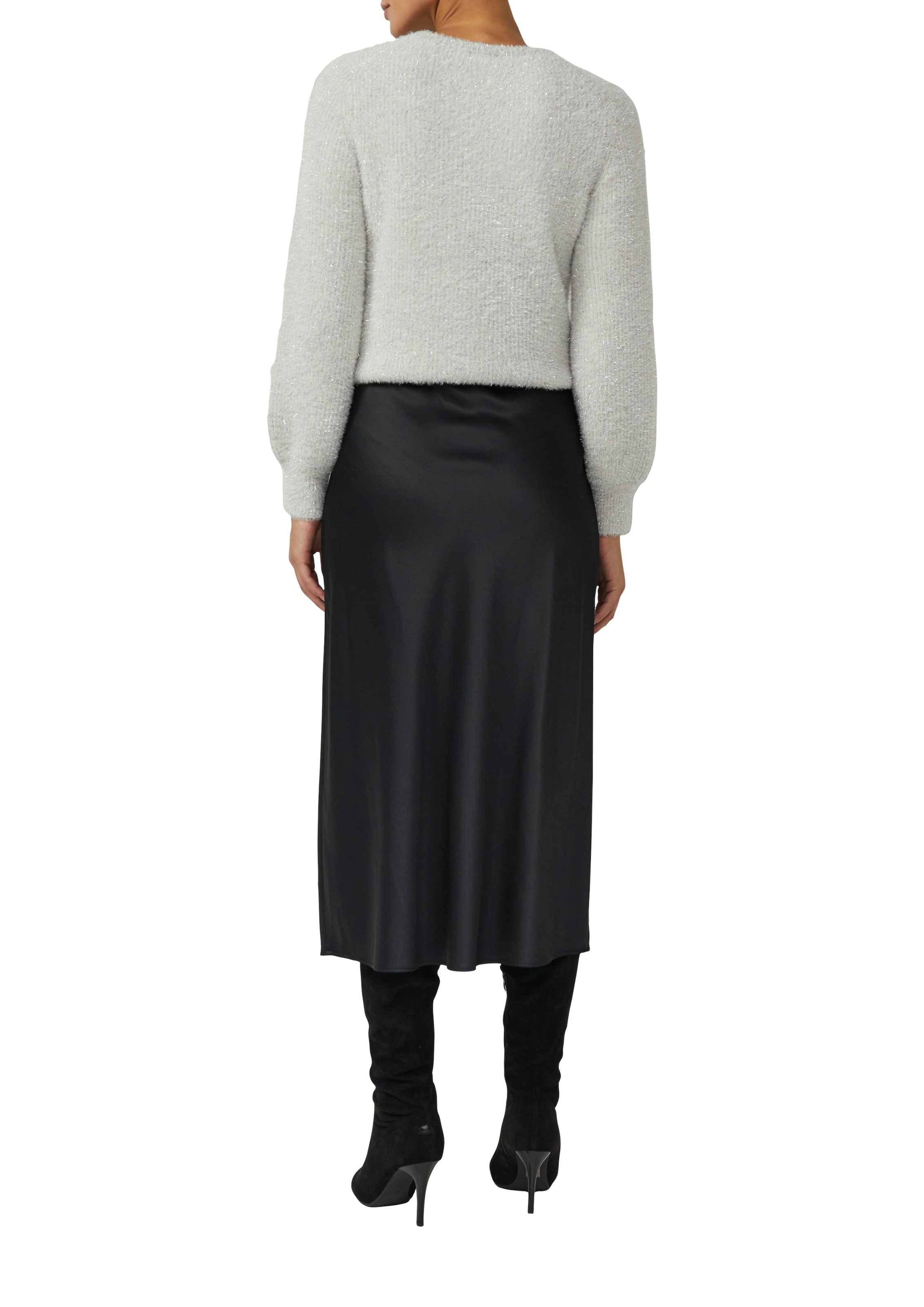 s.Oliver BLACK LABEL Strickpullover mit Rippbündchen