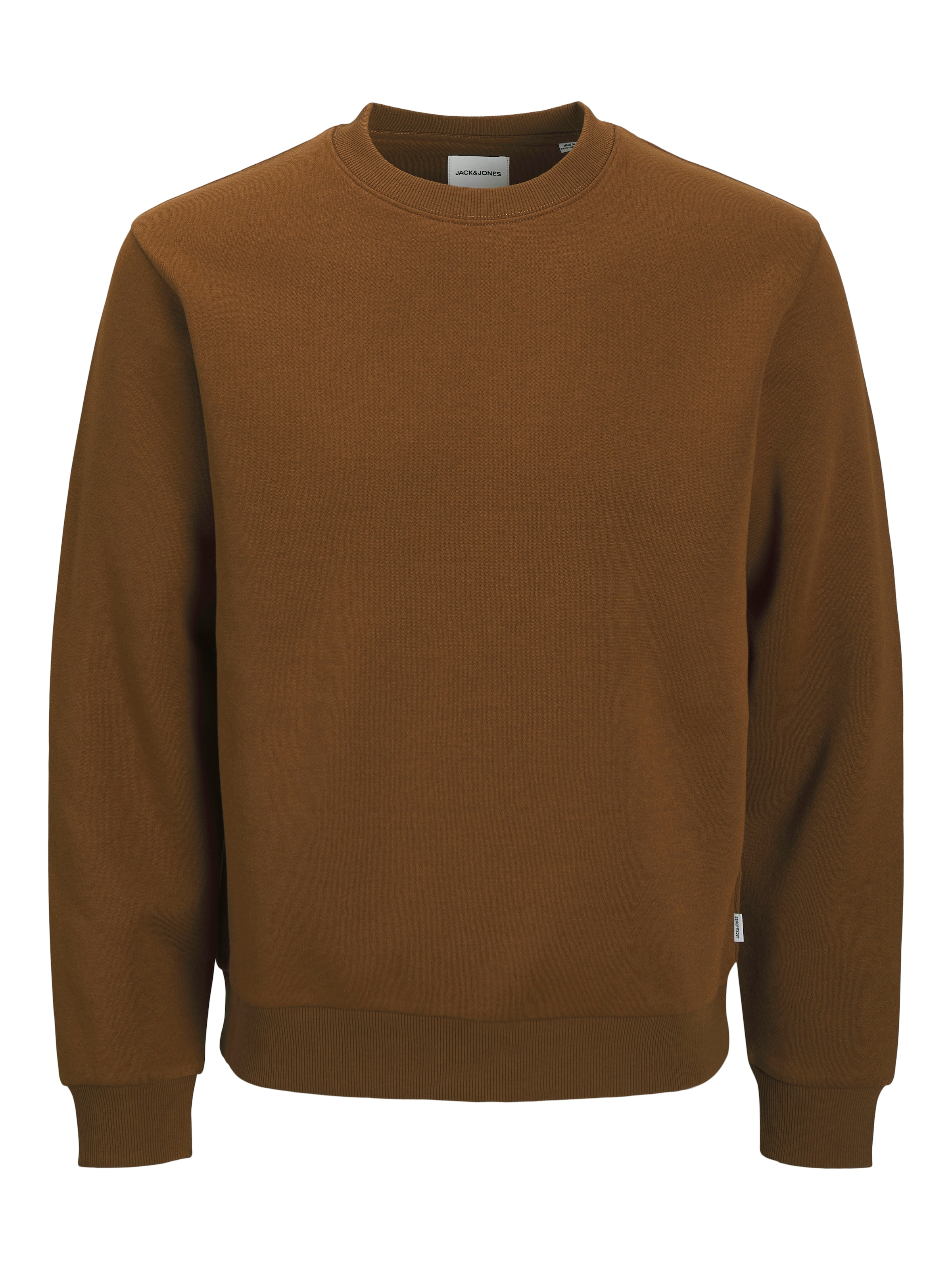Jack & Jones PlusSize Sweatshirt »JJEBRADLEY SWEAT CREW NOOS PLS«, mit Rippbündchen