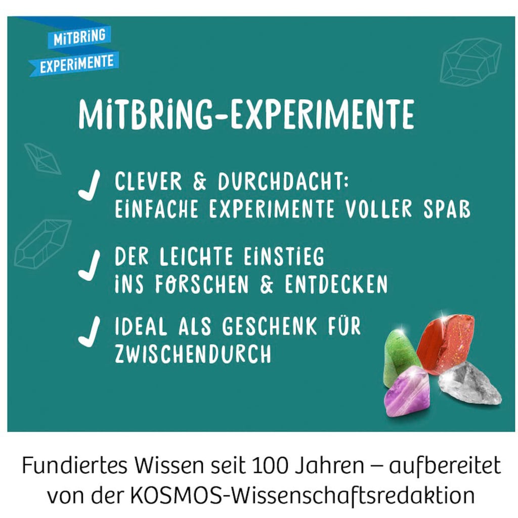 Kosmos Experimentierkasten »Mineralien«