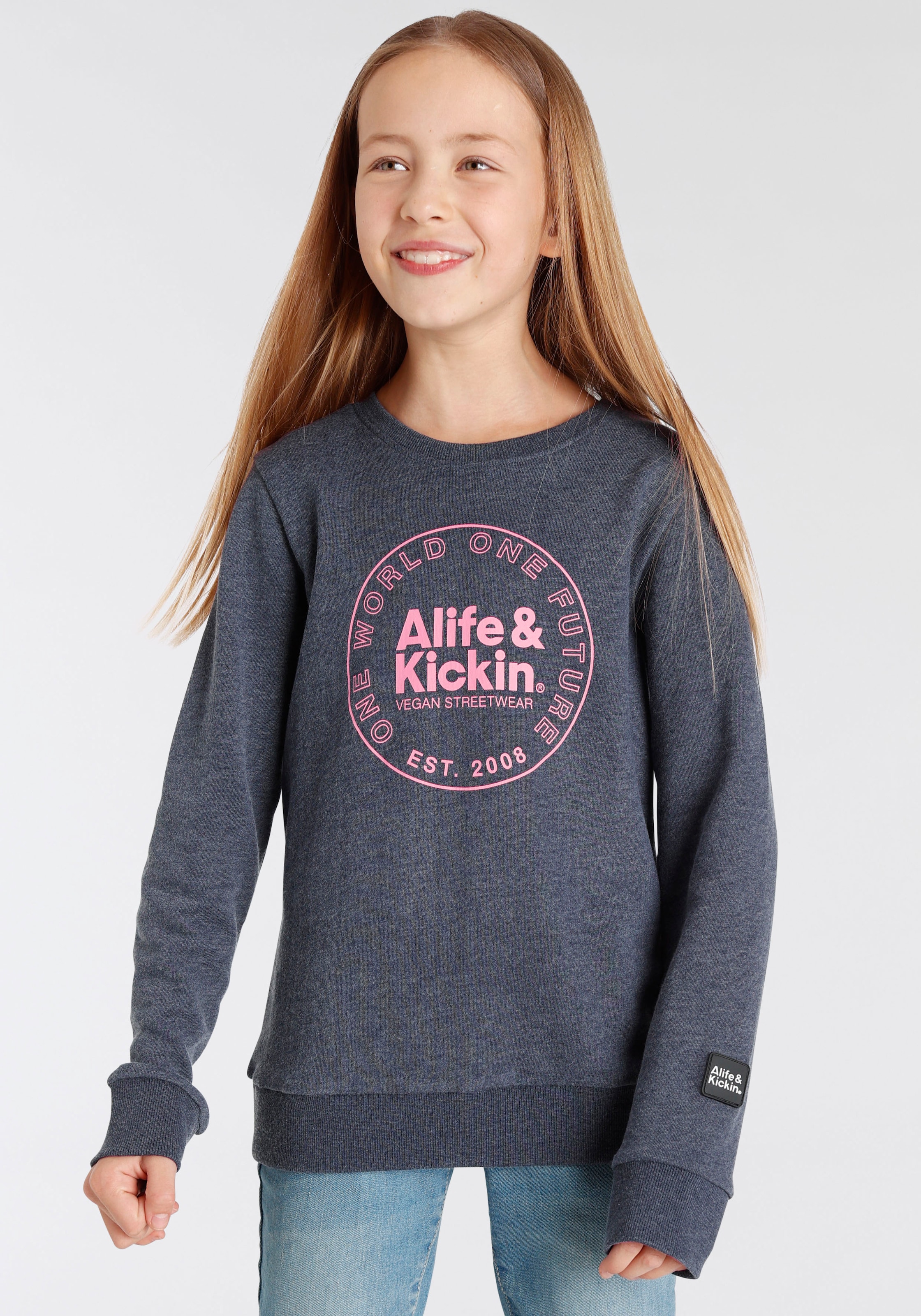 Sweatshirt »mit Logo Druck«, NEUE MARKE! Alife & Kickin für Kids.