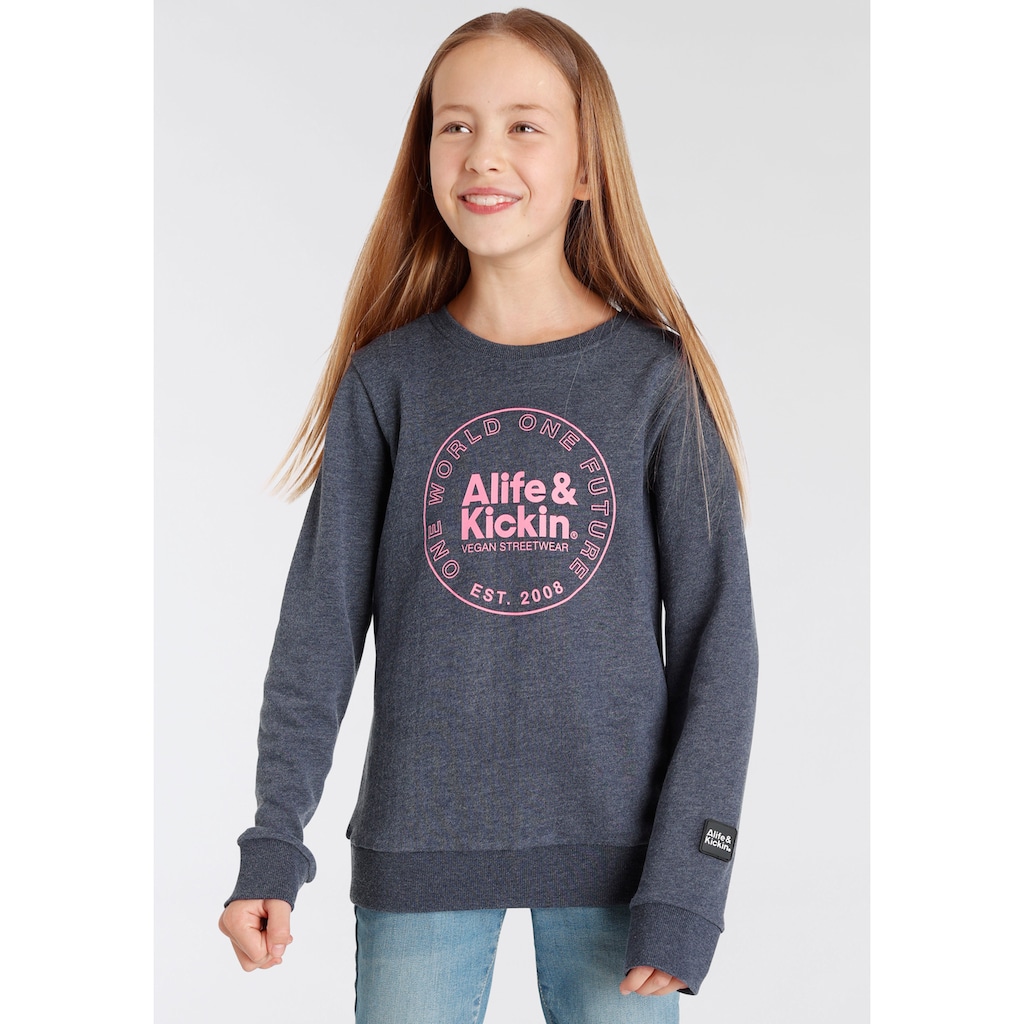 Alife & Kickin Sweatshirt »mit Logo Druck«