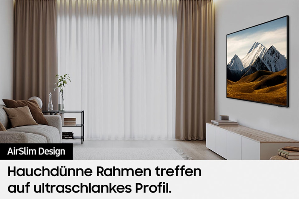 Samsung LED-Fernseher »GU85DU8079U«, 4K Ultra HD, Smart-TV, Crystal UHD, Q-Symphony, Dolby Surround Sound, Triple Tuner, Smart-Hub