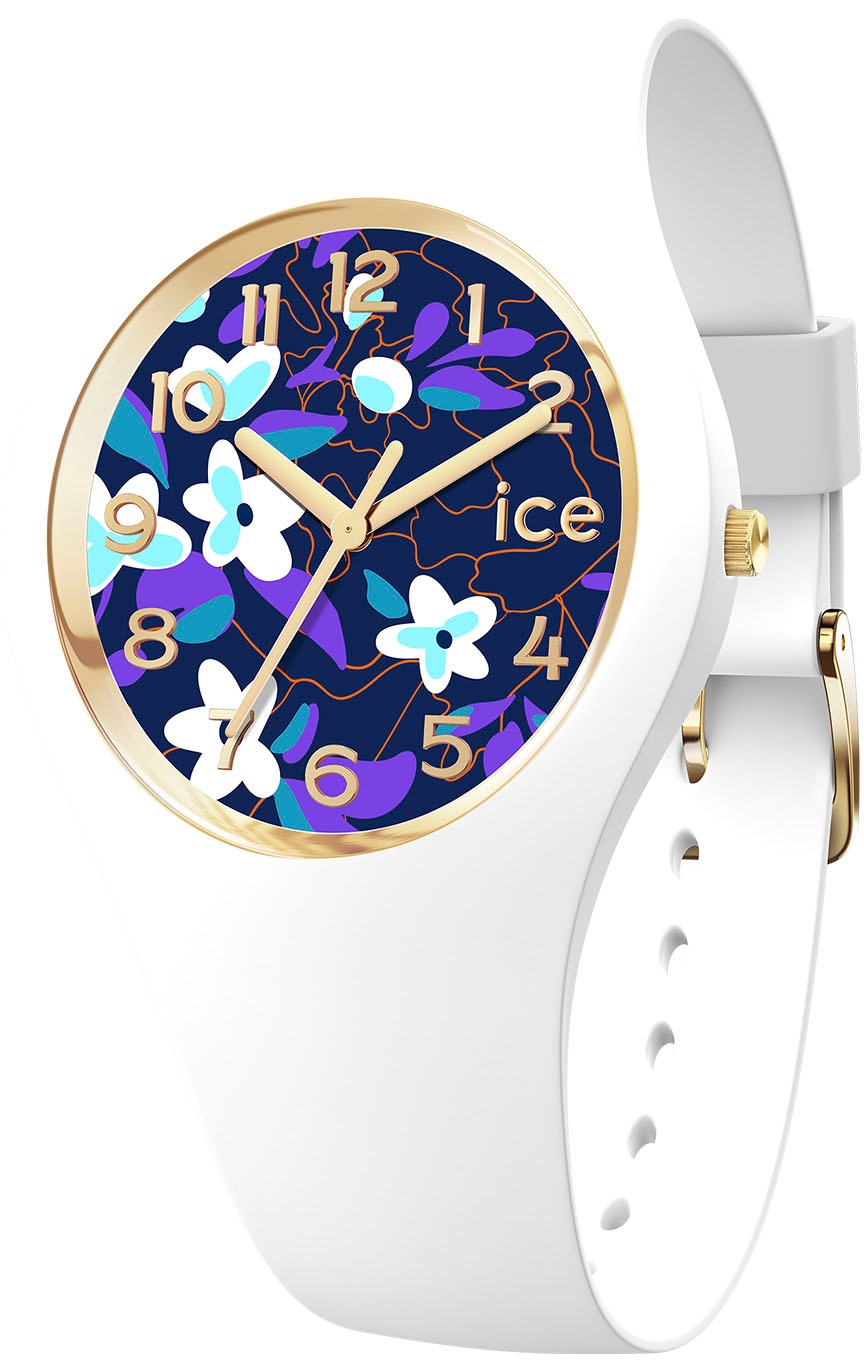 ice-watch Quarzuhr »ICE flower - Digital purple - Small - 3H, 021734«