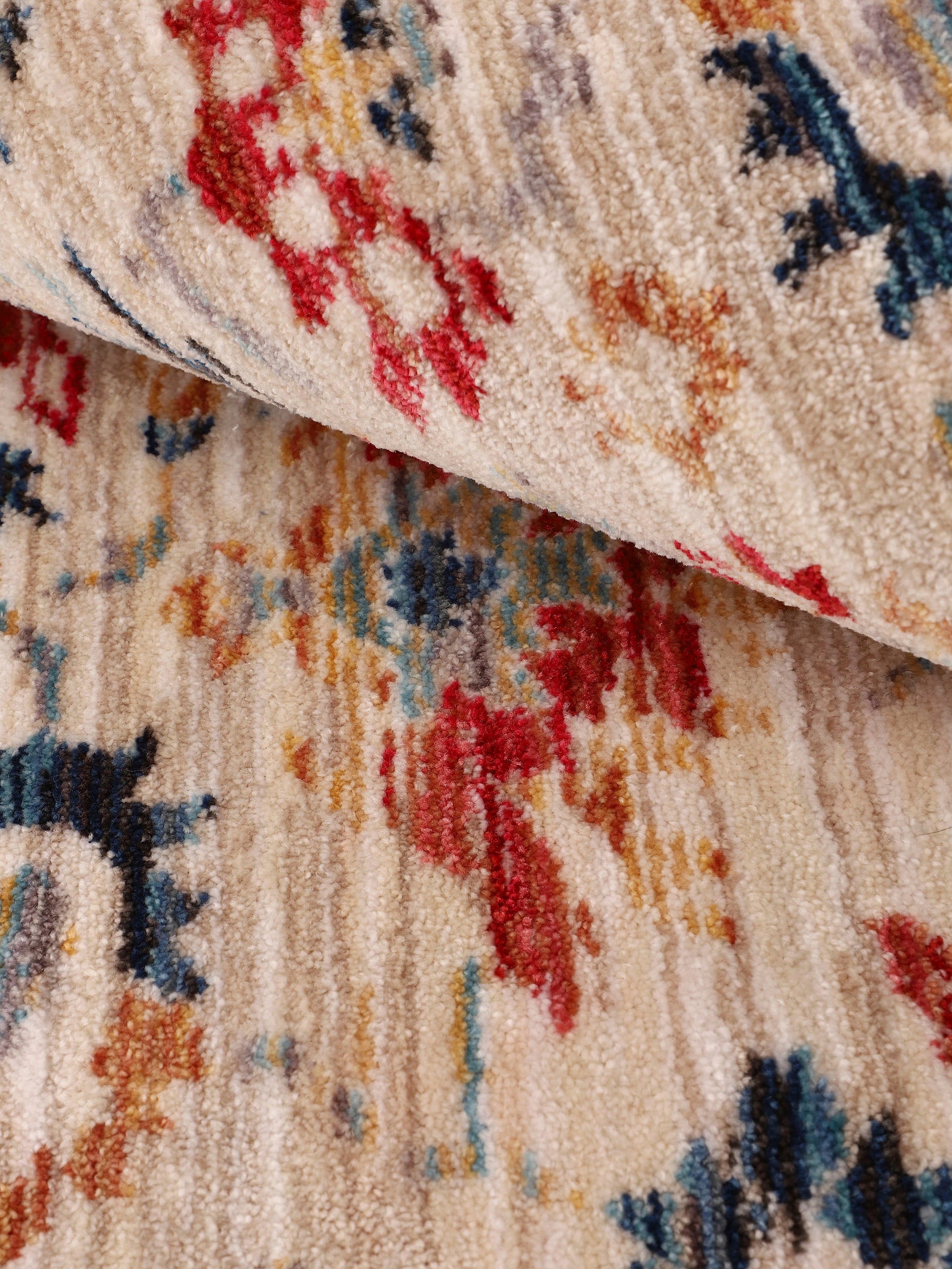 carpetfine Teppich »Phoenix«, rechteckig, 6 mm Höhe, Vintage Orient Look, mit Fransen, Wohnzimmer