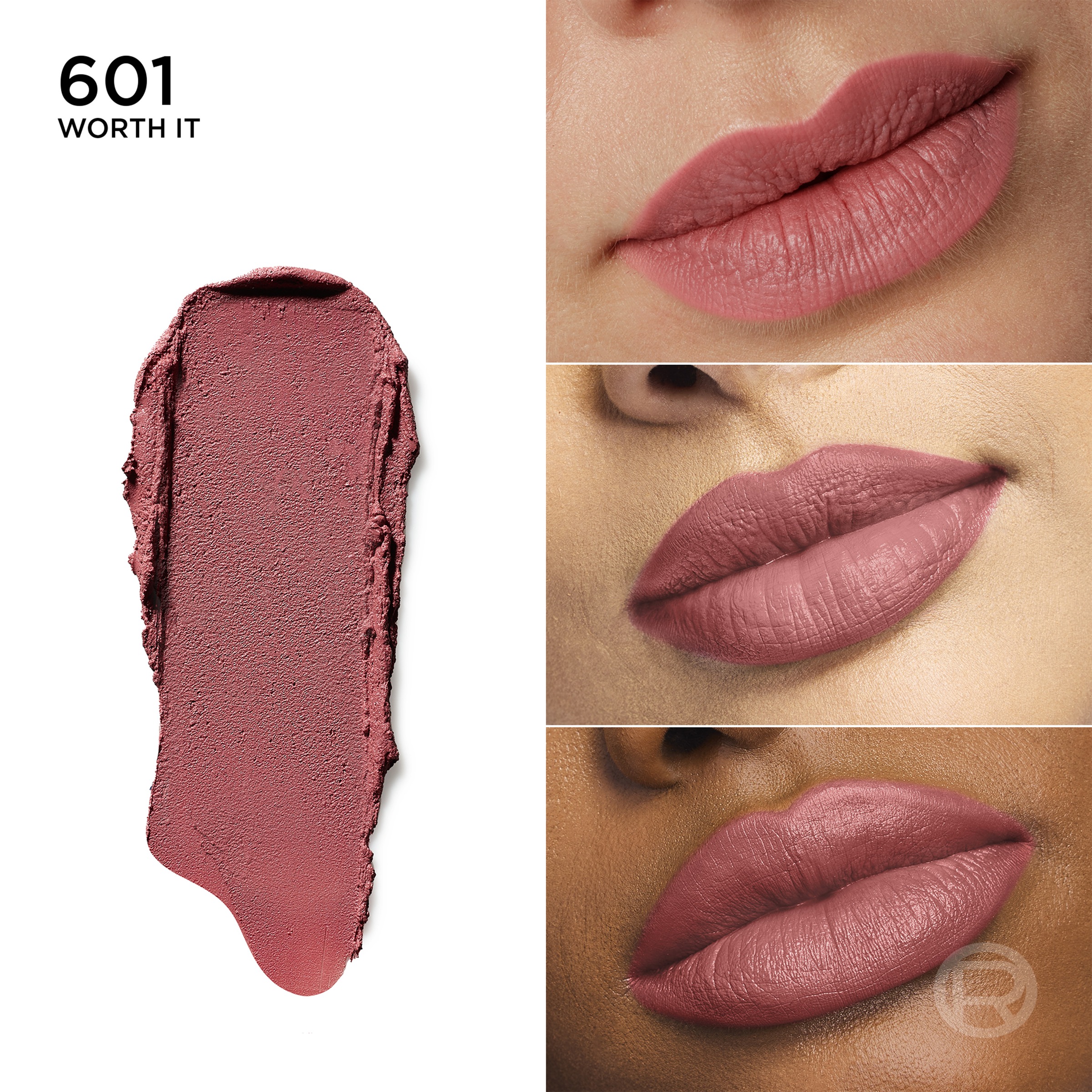 L'ORÉAL PARIS Lippenstift »COLOR RICHE BLURRED MATTE LIPPENSTIFT« seidig-mattes Finish, leuchtende Farben