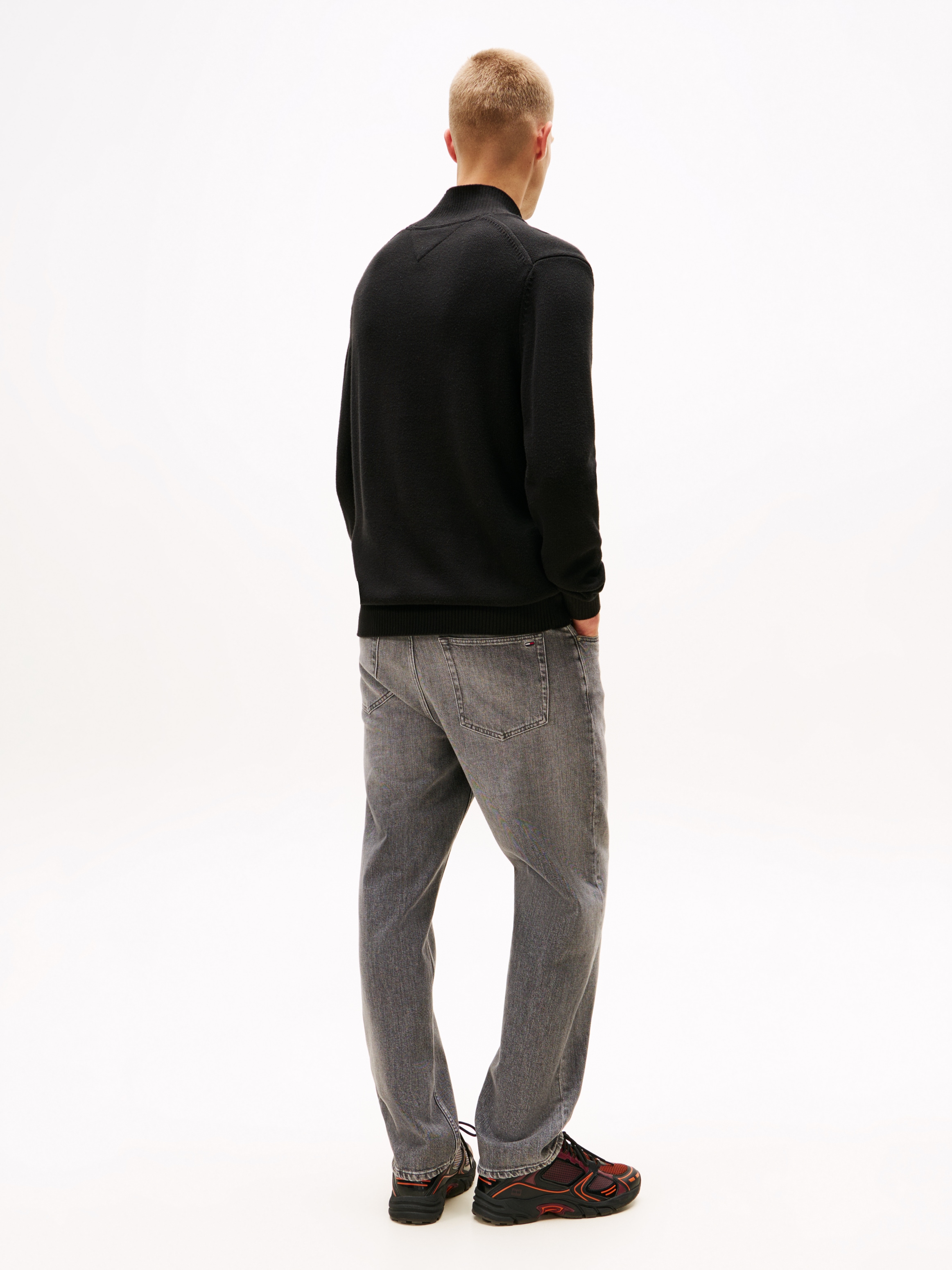 Tommy Jeans Rollkragenpullover »TJM SLIM FIT ROLL NECK«, mit Mock Neck, Strickpullover 100% Baumwolle Pflegeleicht