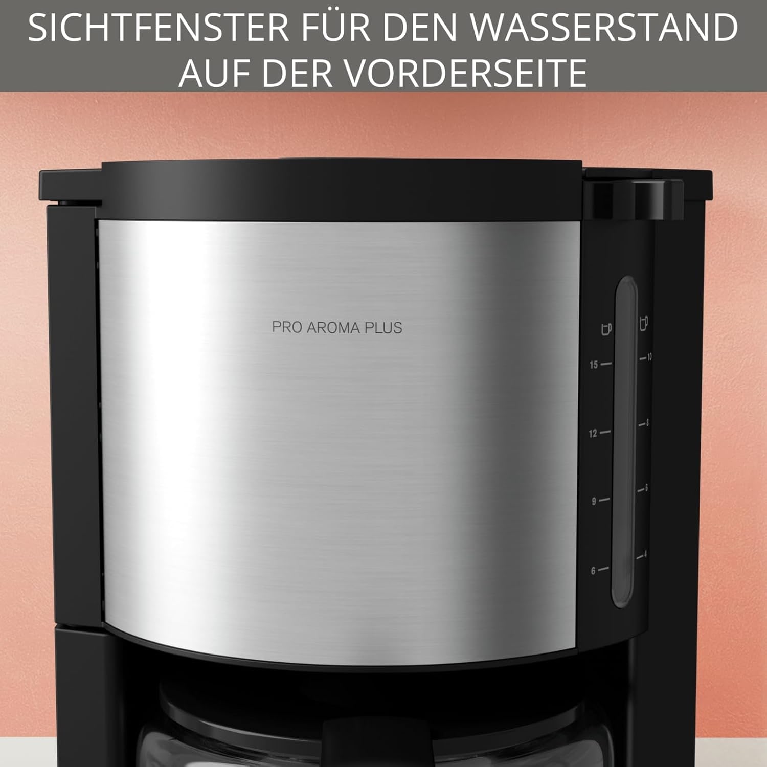 Krups Filterkaffeemaschine »ProAroma Plus KM321« 1,25 l Kaffeekanne Papierfilter 1x4 1,25l Kaffeekanne, Papierfilter 1x4, mit Aromaschalter, 1100 Watt