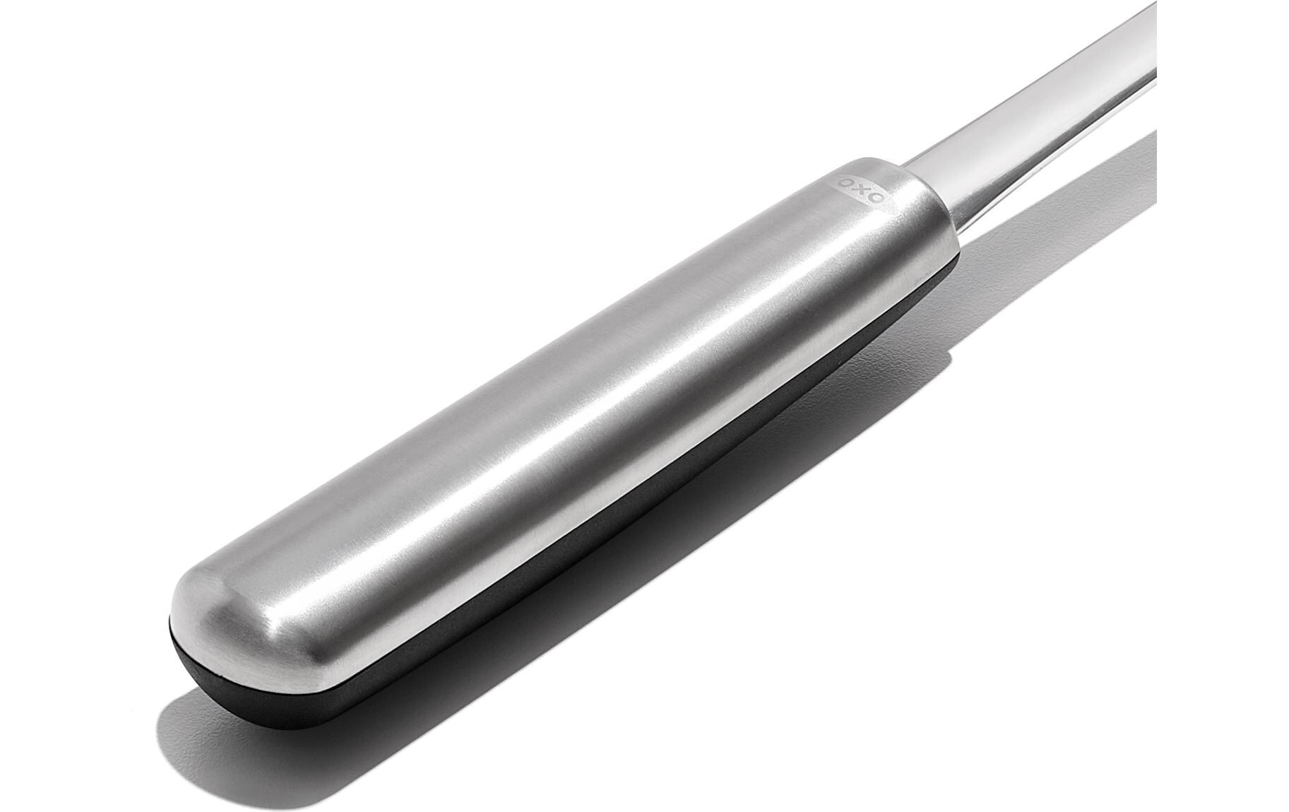 OXO Good Grips Kochlöffel »OXO Steel Kochlöffel aus Silikon« mi Kopf aus hitzebeständigem Silikon