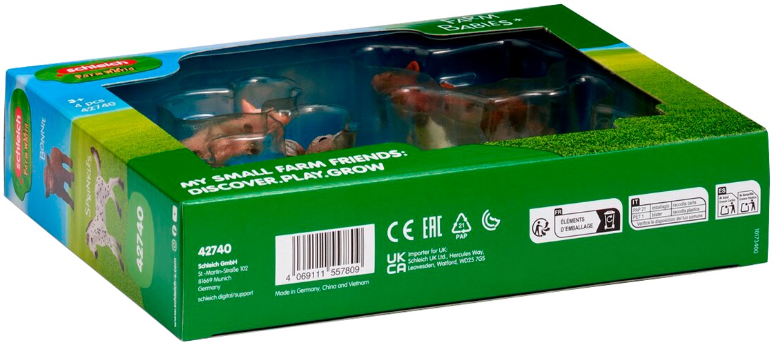 Schleich® Spielfigur »FARM WORLD, Bauernhof Babys (42740)«