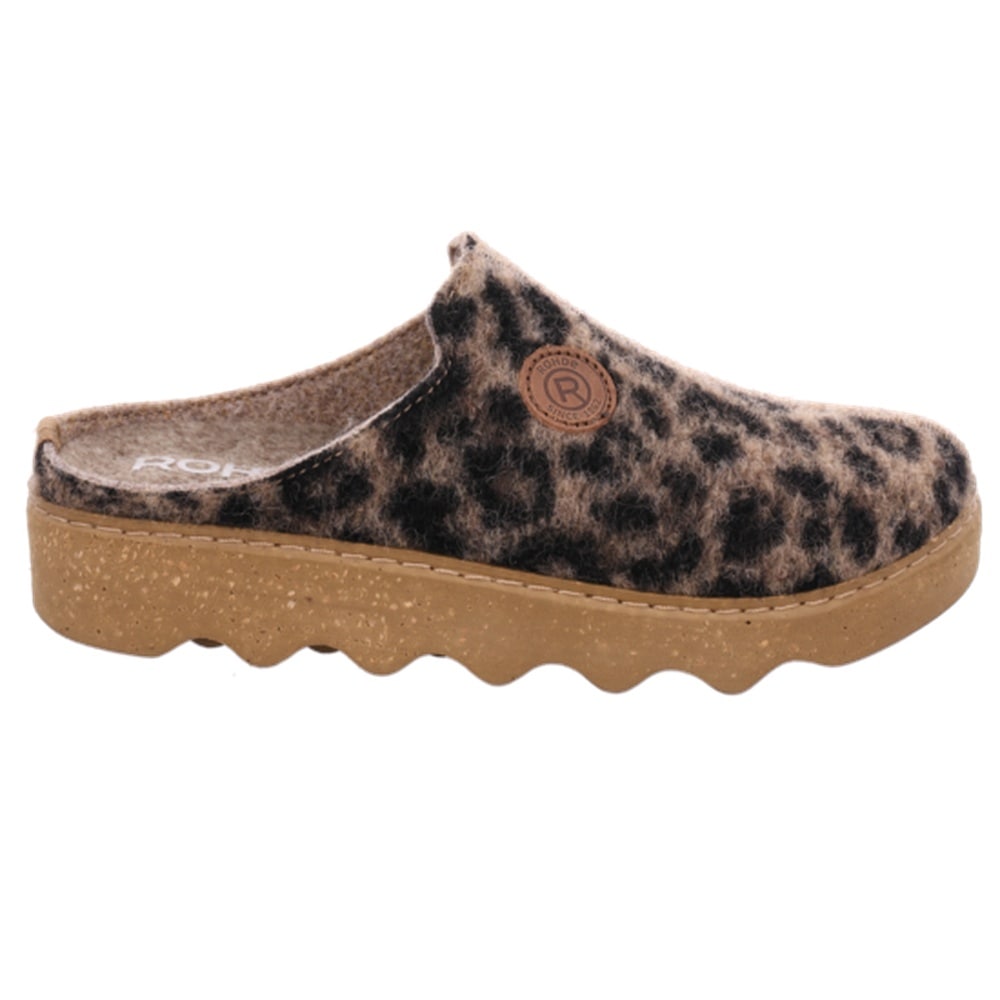 Rohde Pantoffel »Foggia-D«  Hausschuh, Winterschuh mit Filzsohle