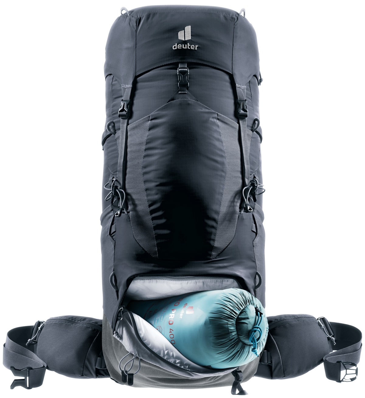 deuter Trekkingrucksack »Aircontact Lite 45 + 10 SL« für Wandern und Bergsteigen, für perfekte Lastübertragung