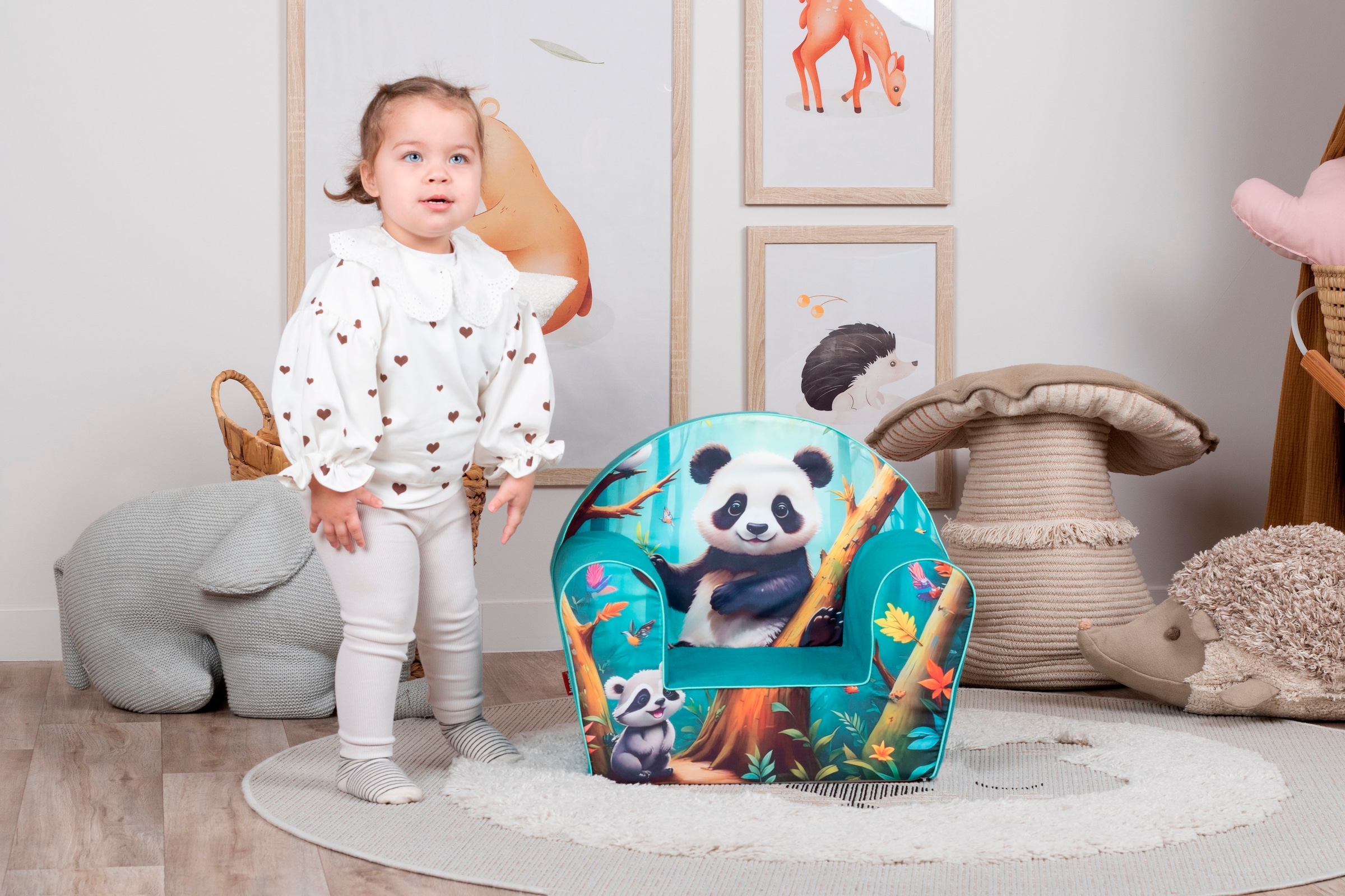 Knorrtoys® Sessel »Lucky panda«, für Kinder; Made in Europe