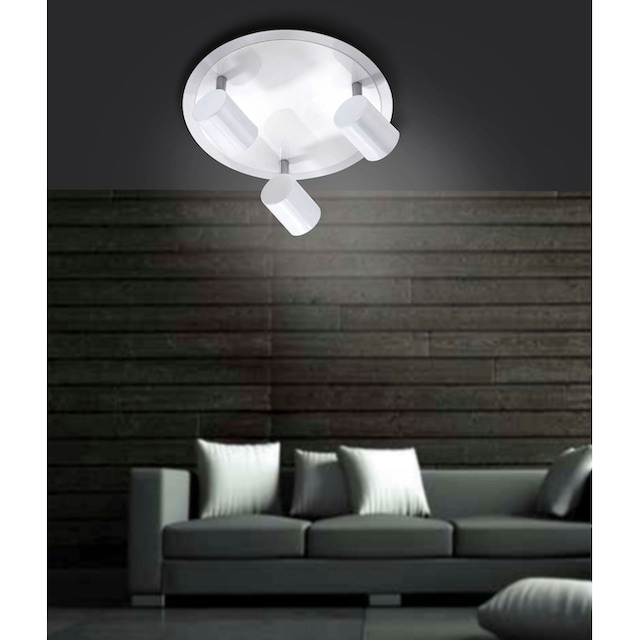 my home LED Deckenleuchte »Maci«, 3 flammig-flammig, rund, warmweiß, dreh-  und schwenkbare Spots Deckenlampe Deckenspot bei OTTO