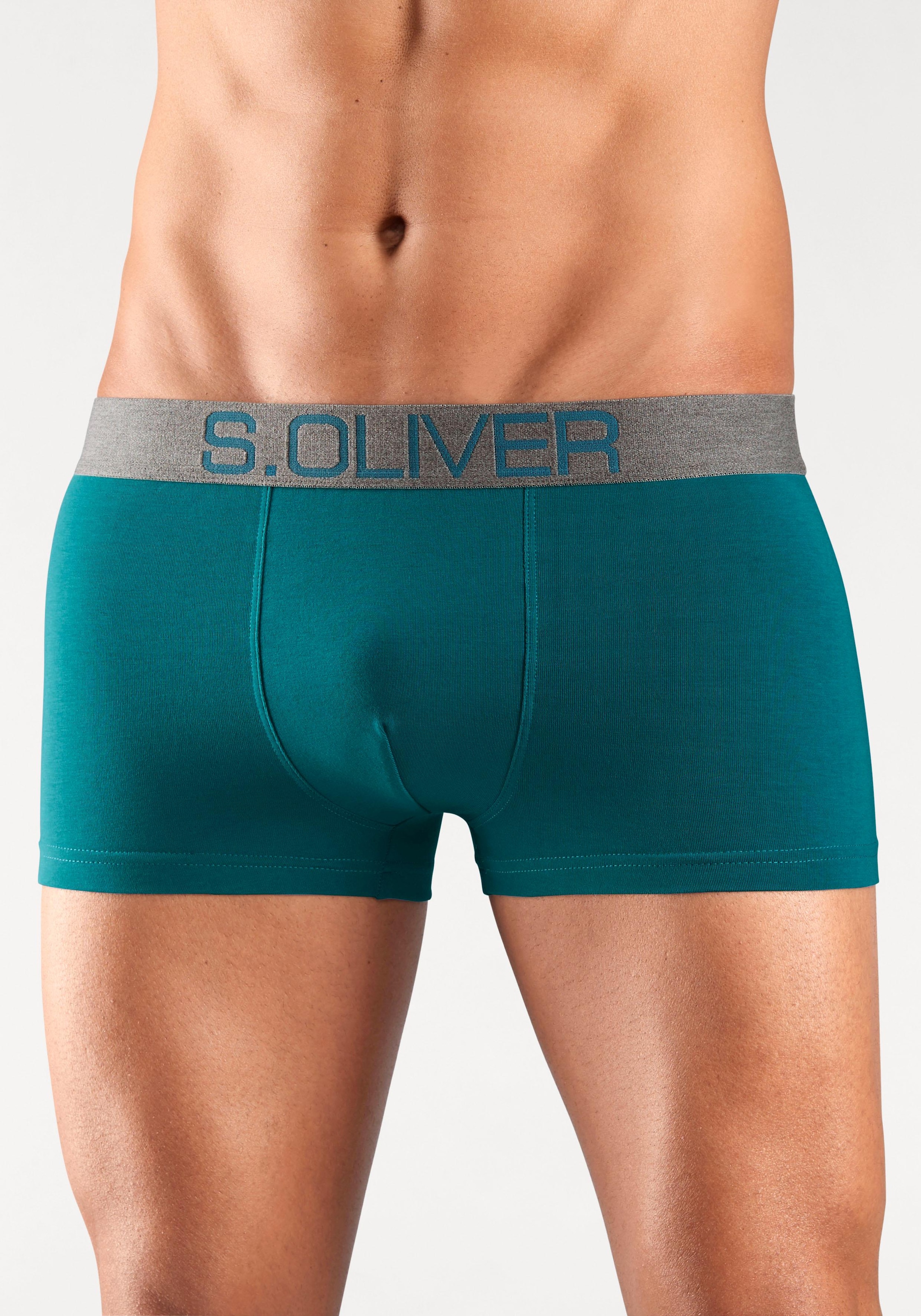 s.Oliver Hipster, (Packung, 4 St.), Boxershorts für Herren aus Baumwoll-Mix