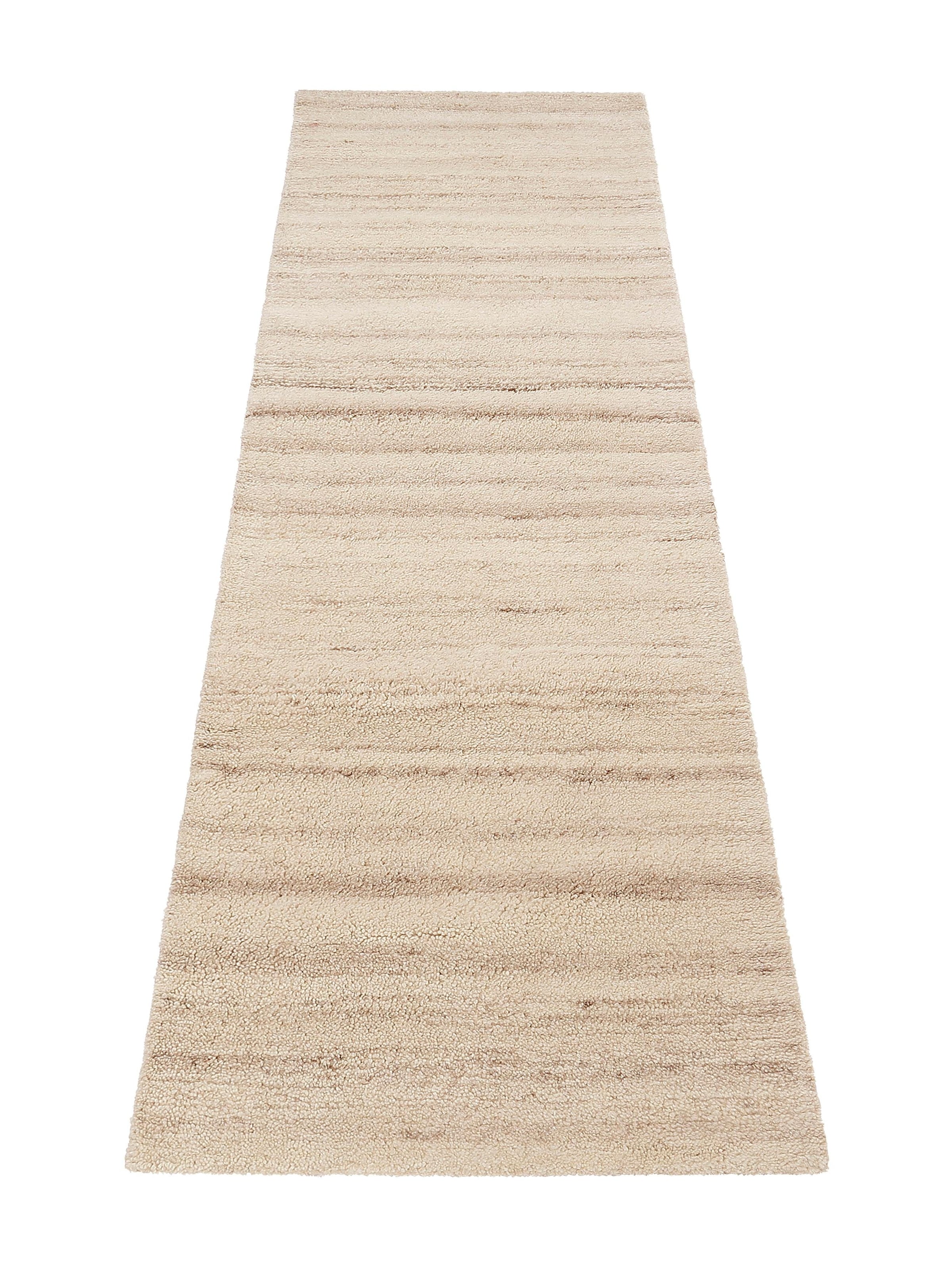 THEKO Läufer »Janne, Berber Teppich, reine Wolle, meliert, handgearbeitet«, rechteckig, 20 mm Höhe, handgetuftet, Wohnzimmer, Schlafzimmer, Flur, Teppich-Läufer, Brücke