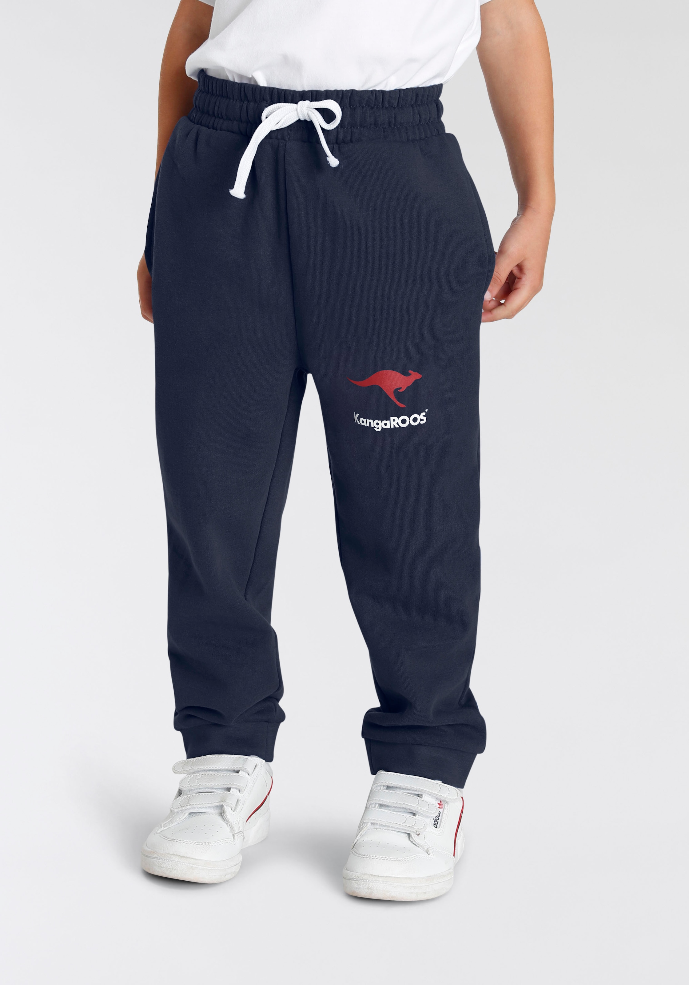 Sweathose »Jogginghose mit Logo-Print«, Basic für kleine Jungen