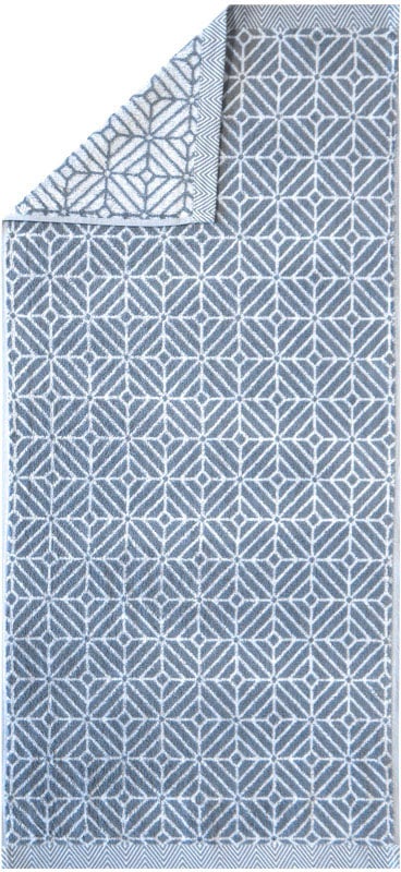 framsohn frottier Handtuch Set »Design Jaquard Raute«, (2 St., 2er Set Handtücher 50 x 100 cm), mehrfarbig gewebtem Saum, hergestellt in Österreich