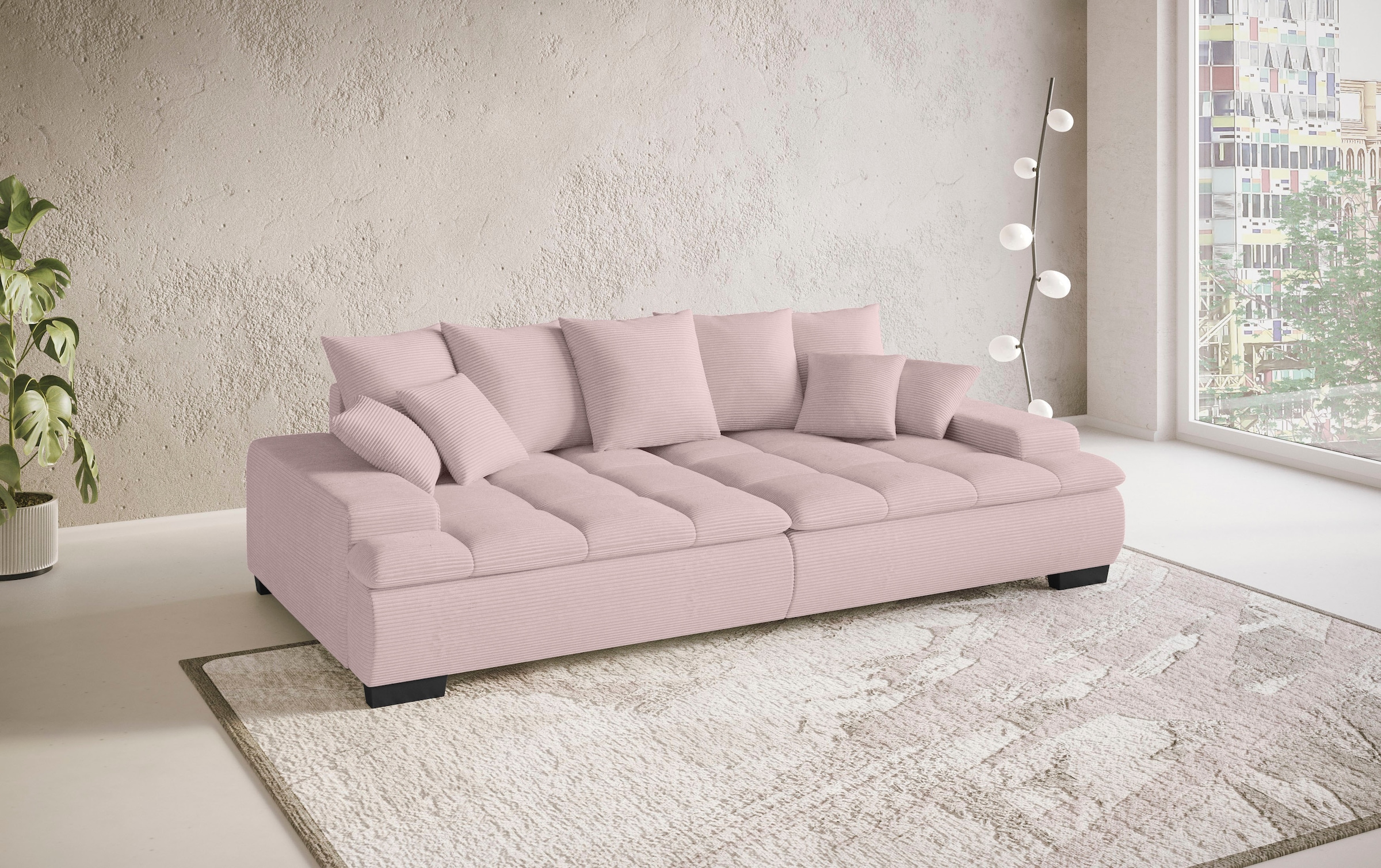 INOSIGN Big-Sofa »Haiti II«, mit Kaltschaumpolsterung, bis 140 kg belastbar