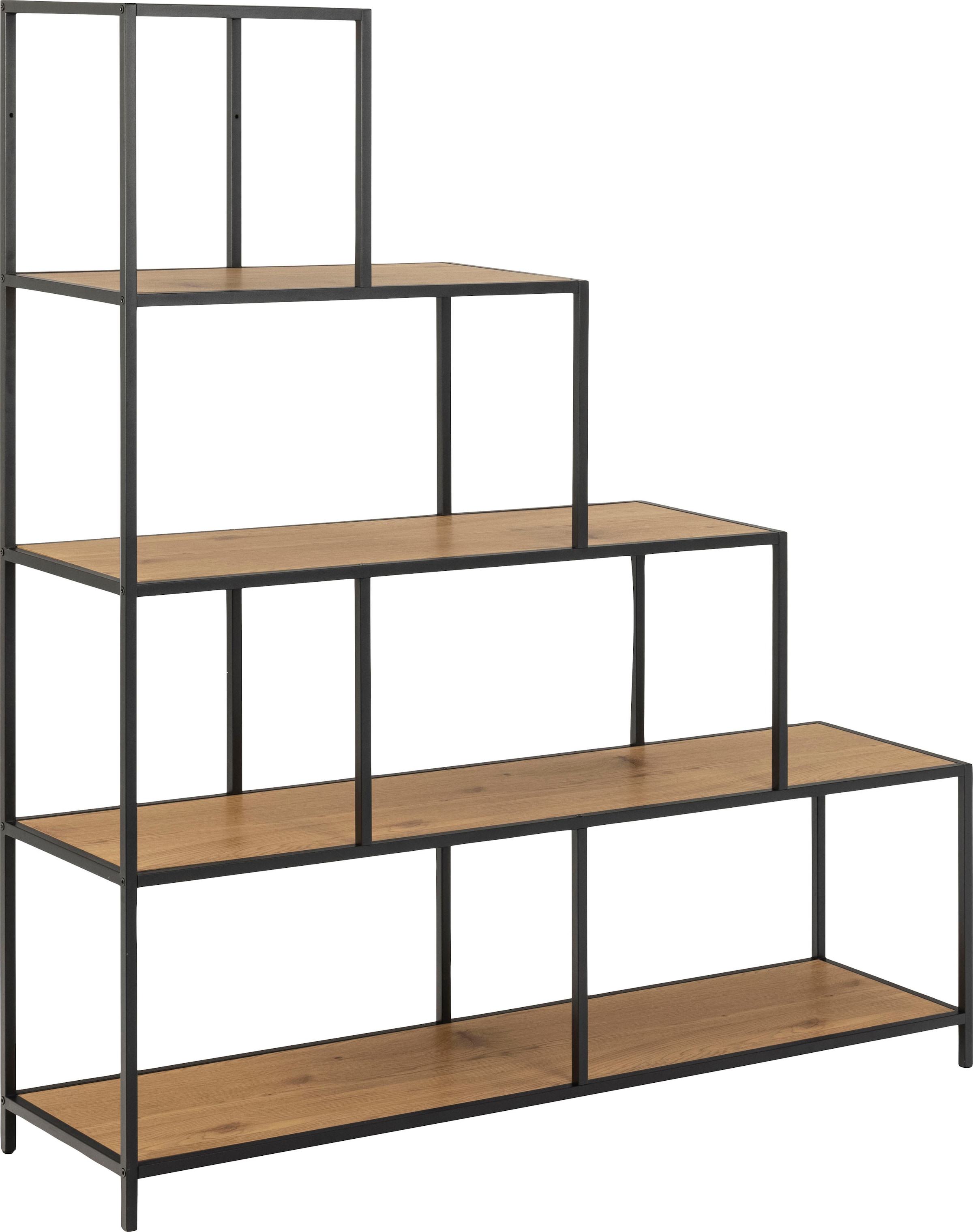 ACTONA GROUP Bücherregal, Metallgestell im modernen Industrie-Look, 4 Einlegeböden, Höhe 150 cm