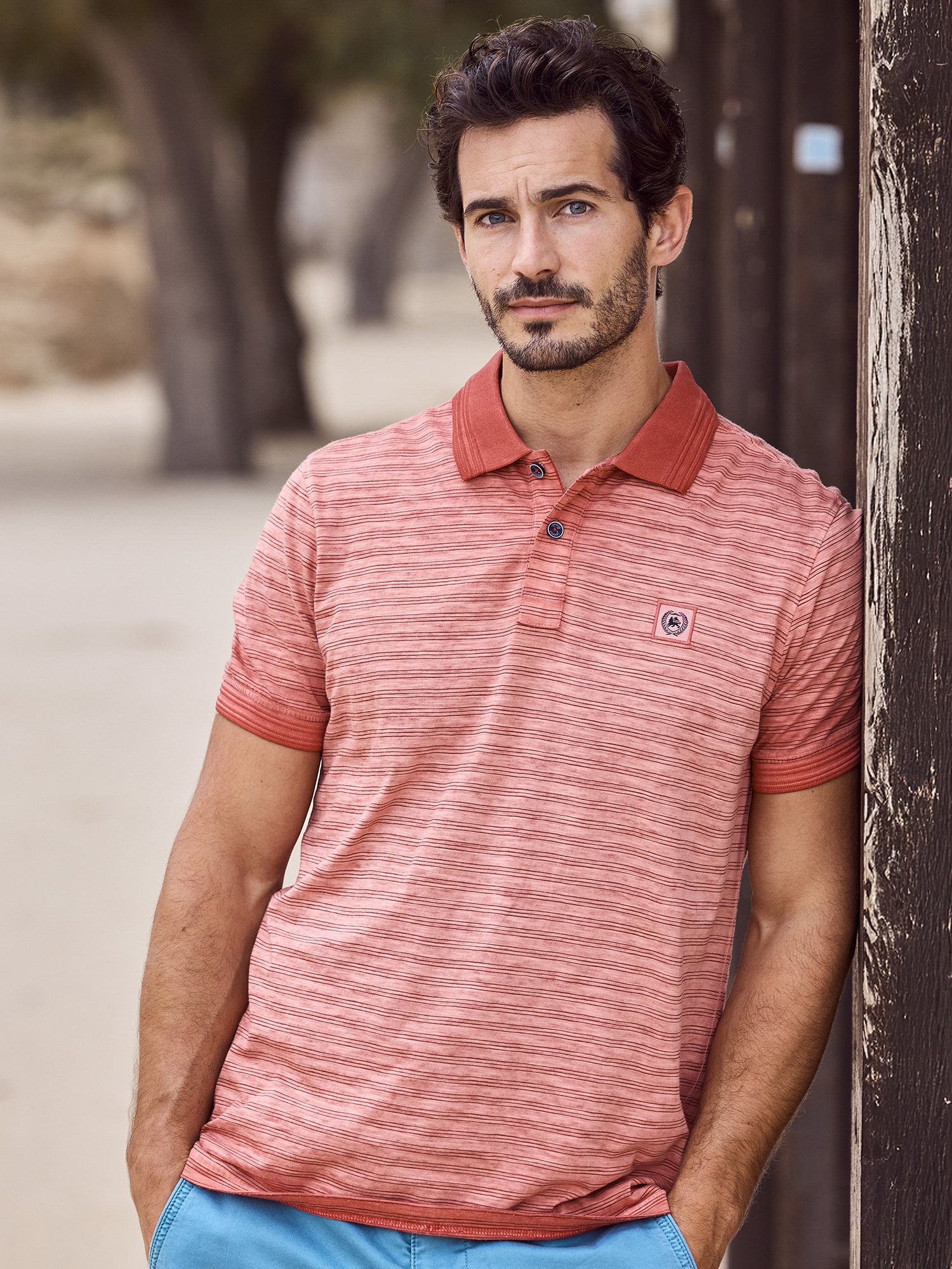 LERROS Poloshirt »Gestreiftes Poloshirt für Herren«