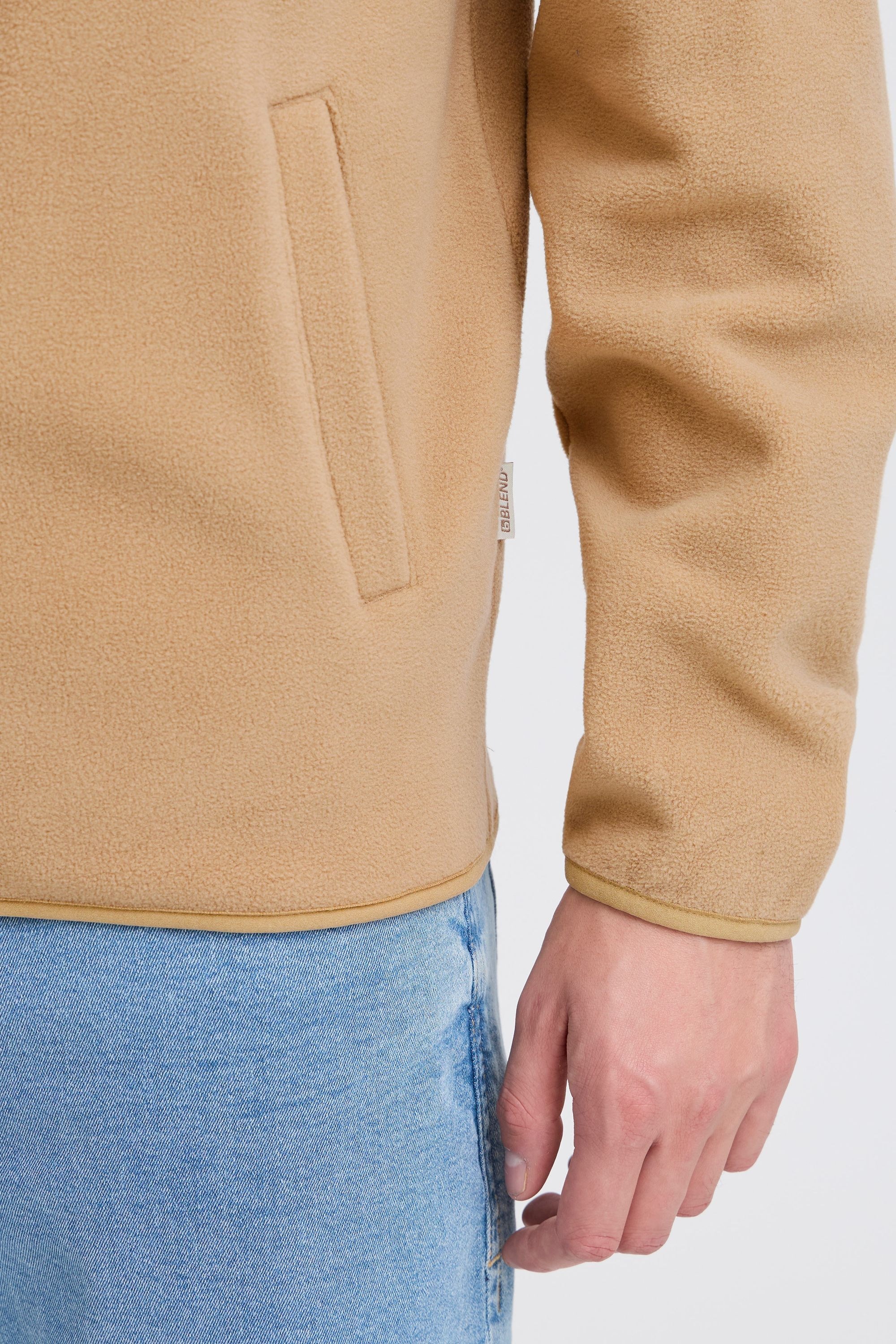 Blend Fellimitatjacke »Fellimitatjacke BHBROOKS Sweatshirt zipp thru«