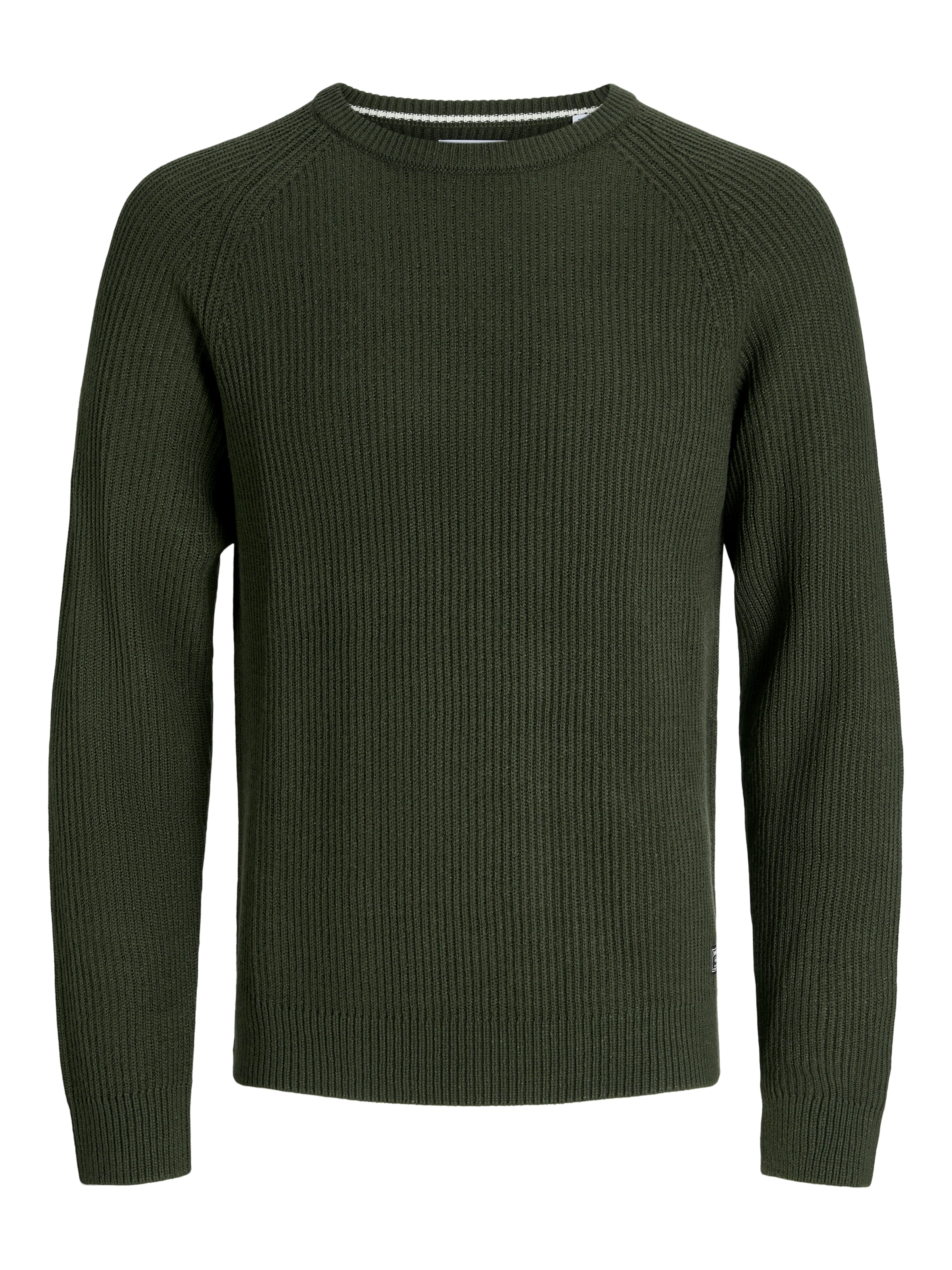 Jack & Jones Rundhalspullover »JJPANNEL KNIT CREW NECK AW25«