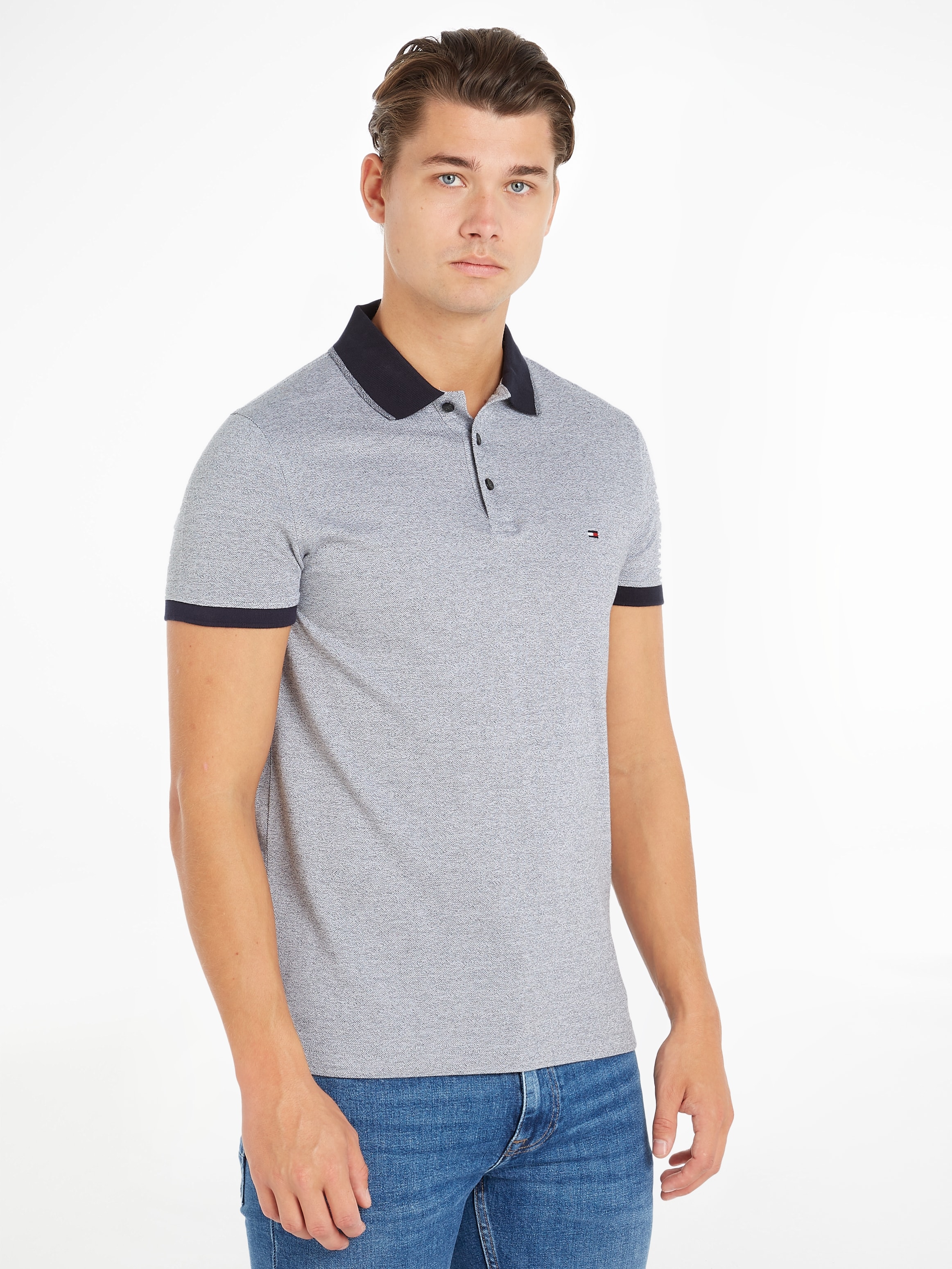 Tommy Hilfiger Poloshirt »MOULINE TIPPED bei online SLIM POLO« OTTO kaufen