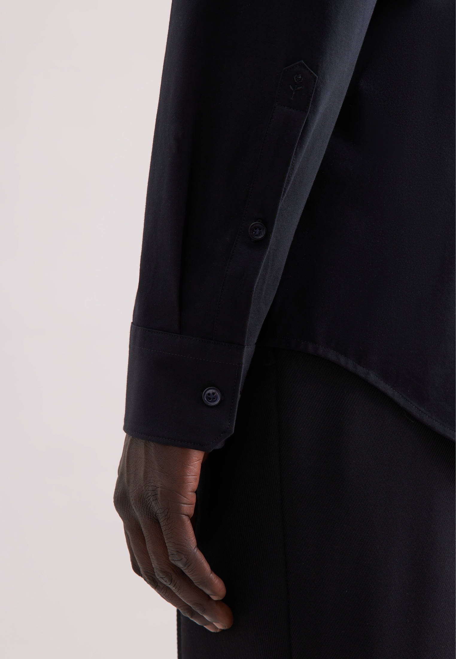 seidensticker Businesshemd »Schwarze Rose« Slim 1/1 Kentkragen Uni