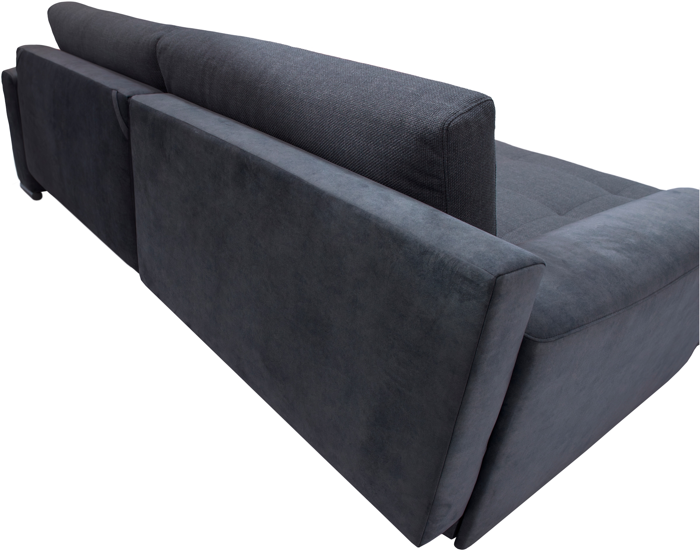exxpo - sofa fashion Ecksofa »Larnaca, inkl. Bettfunktion und Bettkasten, bequem und komfortabel,«, mit extrabreiten Rückenkissen und 2 Zierkissen