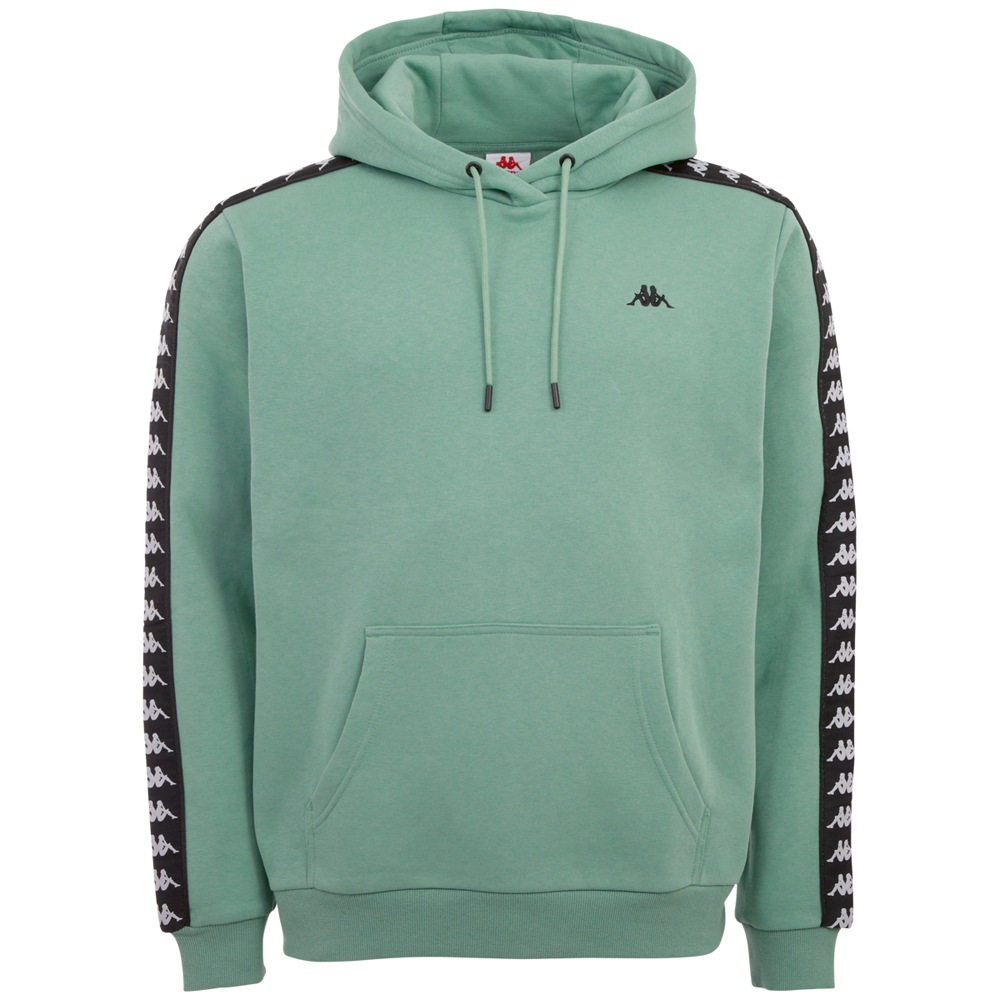 Kappa Kapuzensweatshirt, mit hochwertigem Jacquard Logo Tape