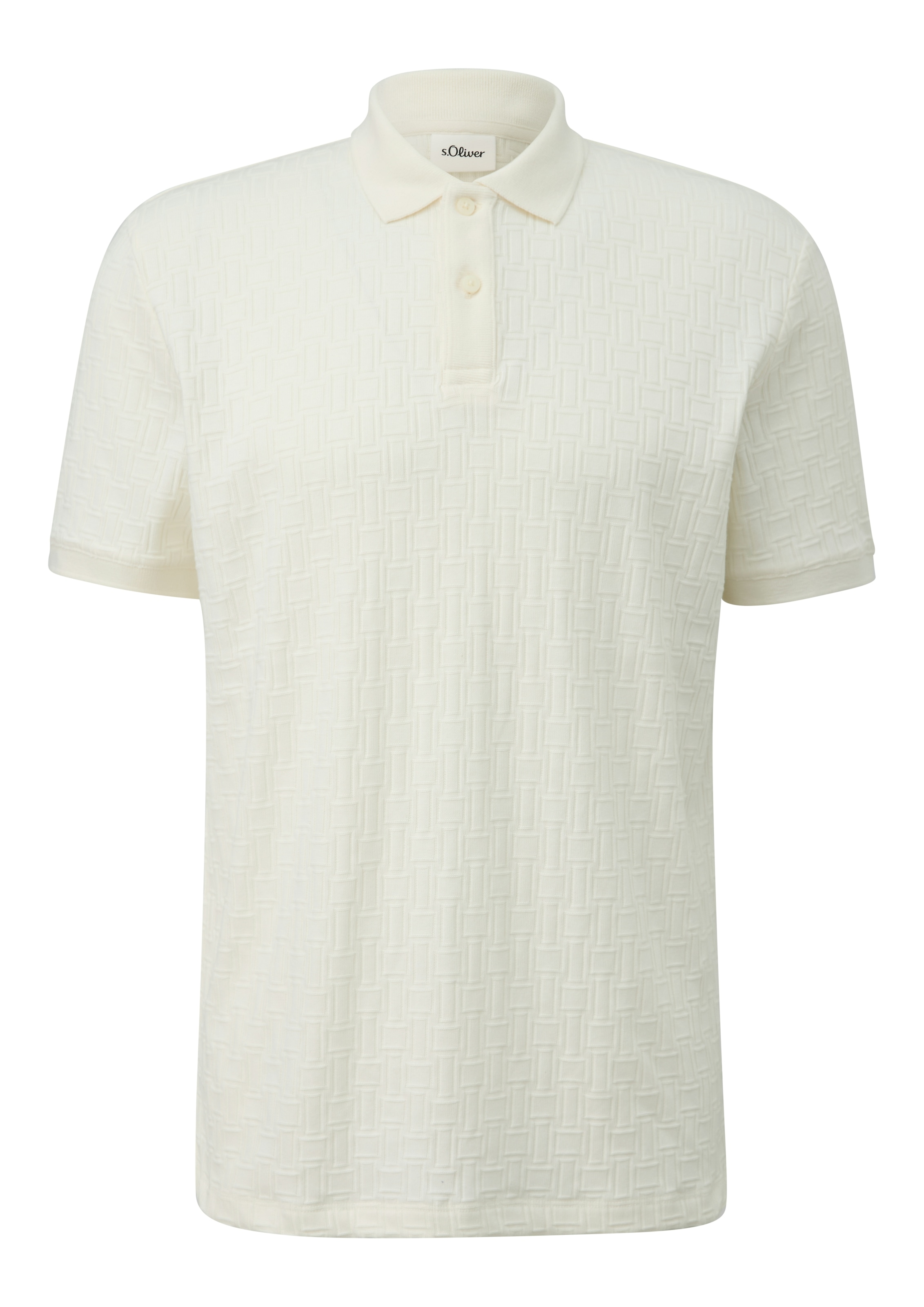 s.Oliver Poloshirt mit Struktur-Muster