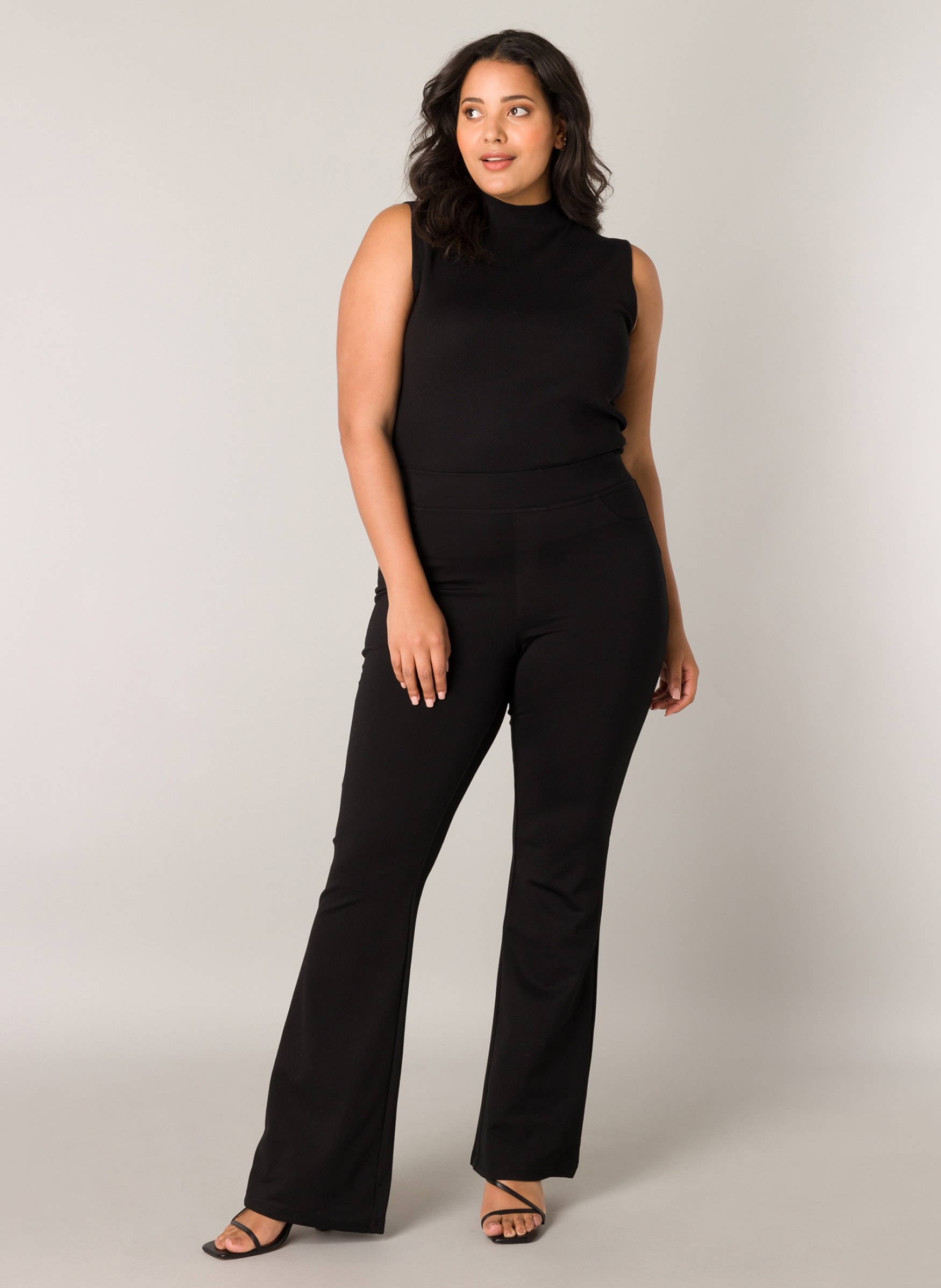 Base Level Curvy Treggings »Allie«, Aktuelle Boocut-Form