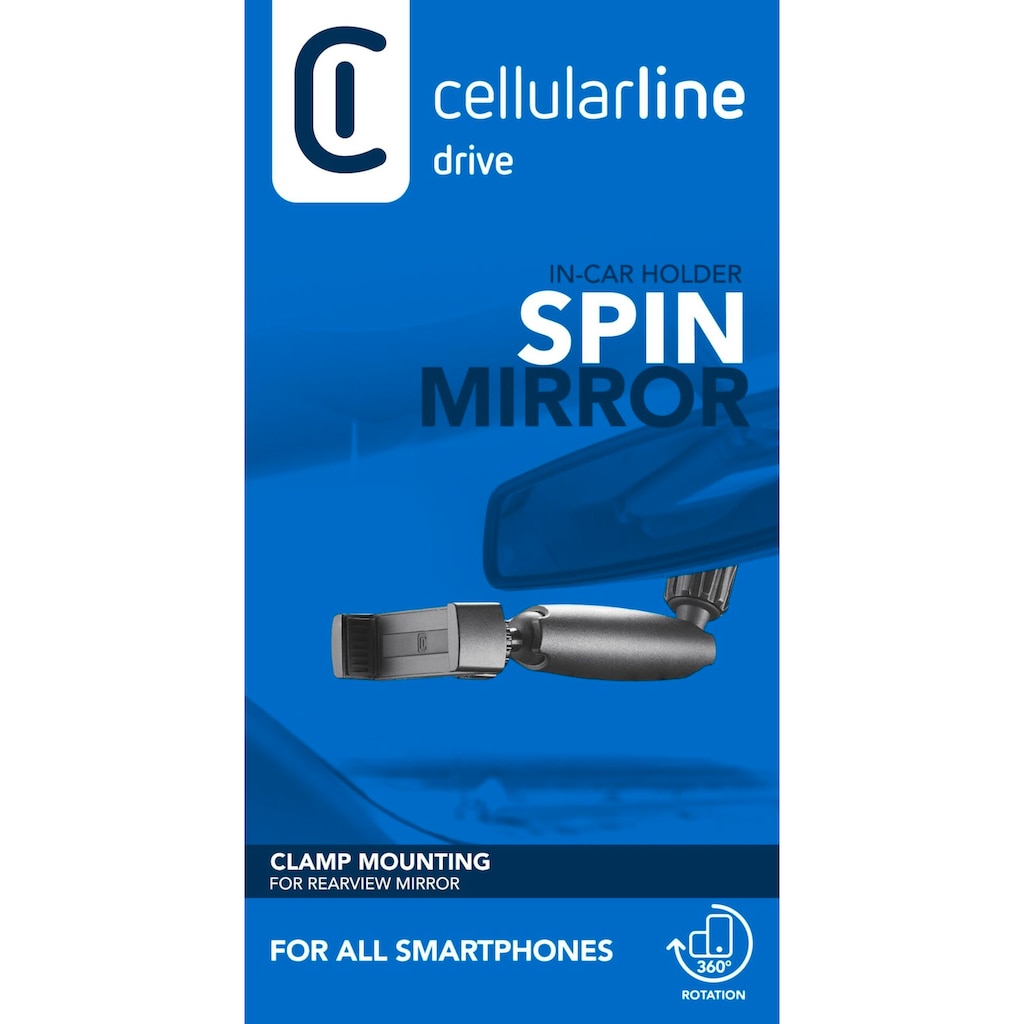 Cellularline Handy-Halterung »Spin Mirror Car Holder«