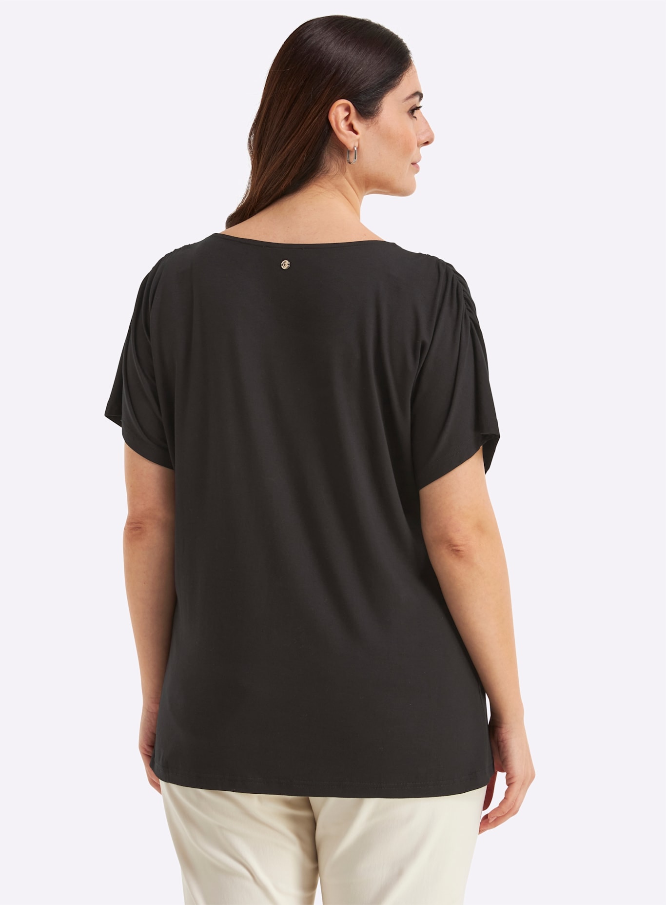Sheego T-Shirt »Halbarmshirt« 1