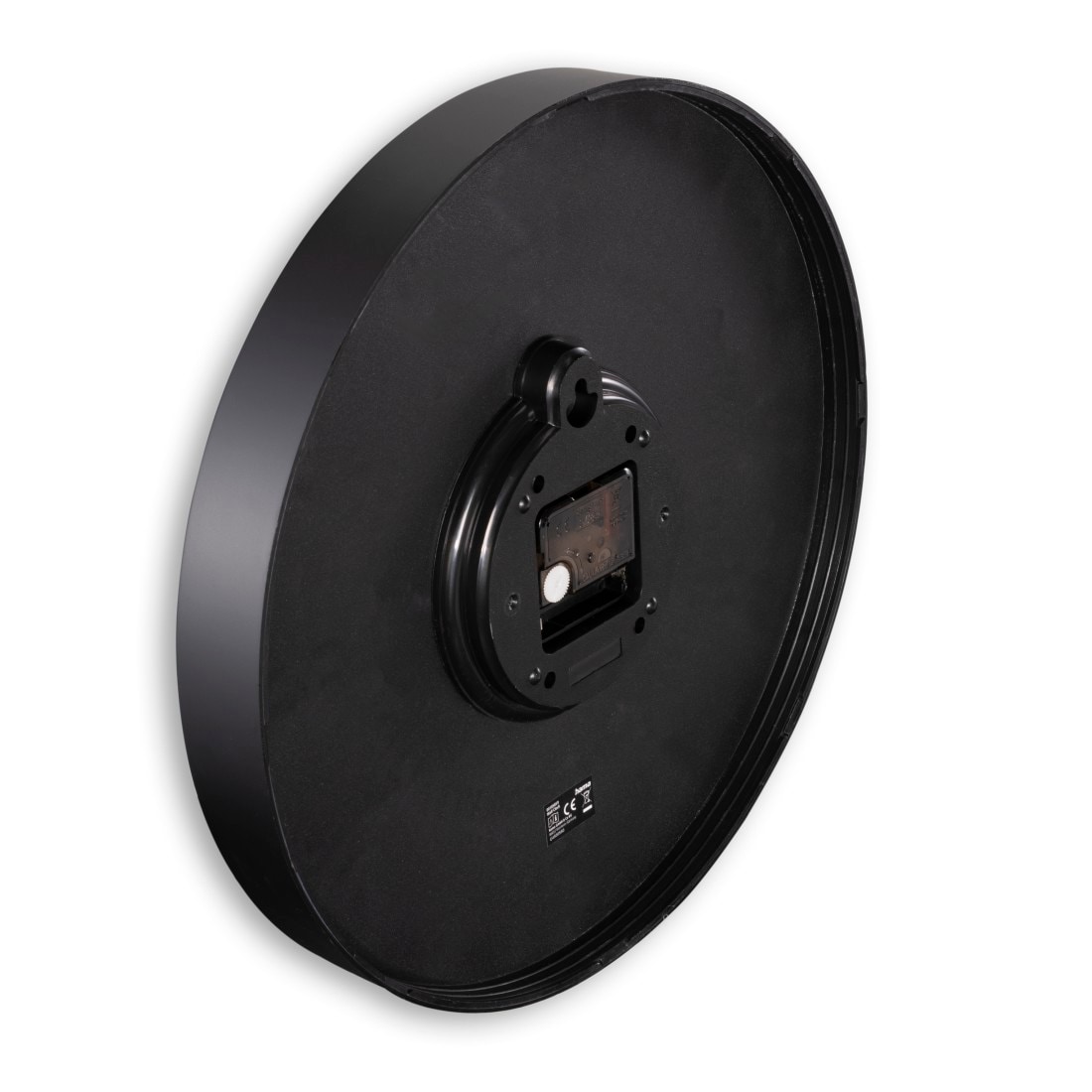 Hama Wanduhr »Uhr "Formentera", Ø 35 cm, ohne Ticken, Schwarz« geräuscharm