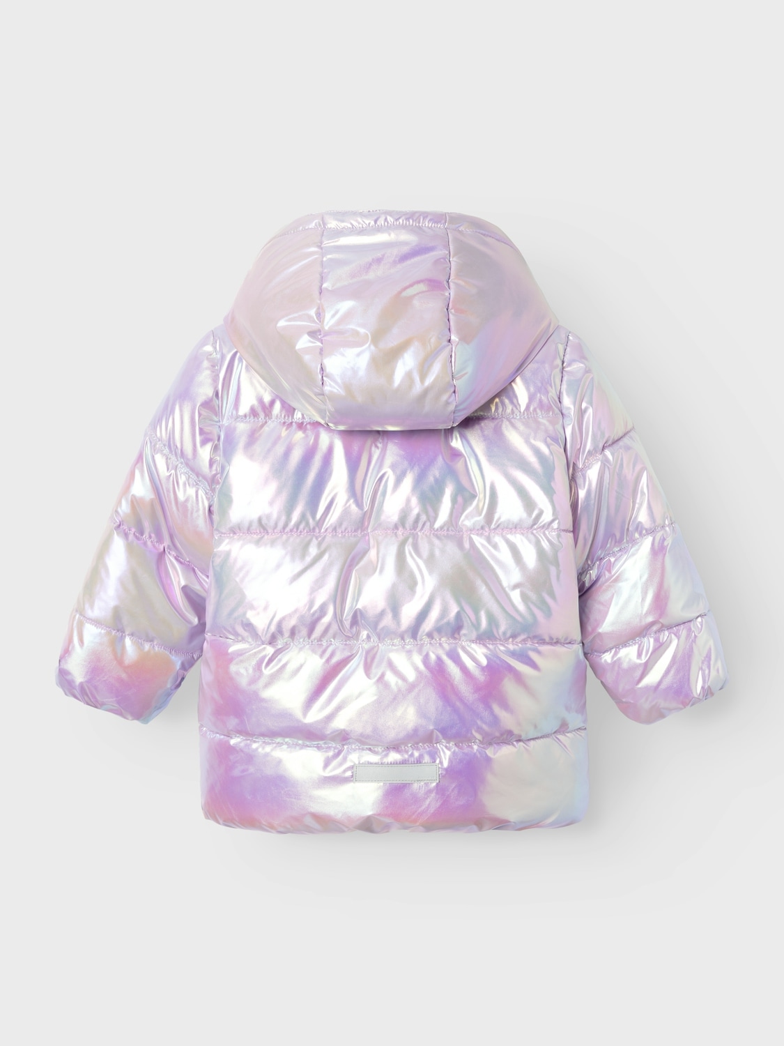 Name It Steppjacke »NMFMOLINA JACKET SHINY«, mit Kapuze, mit dekorativen, reflektierenden Details