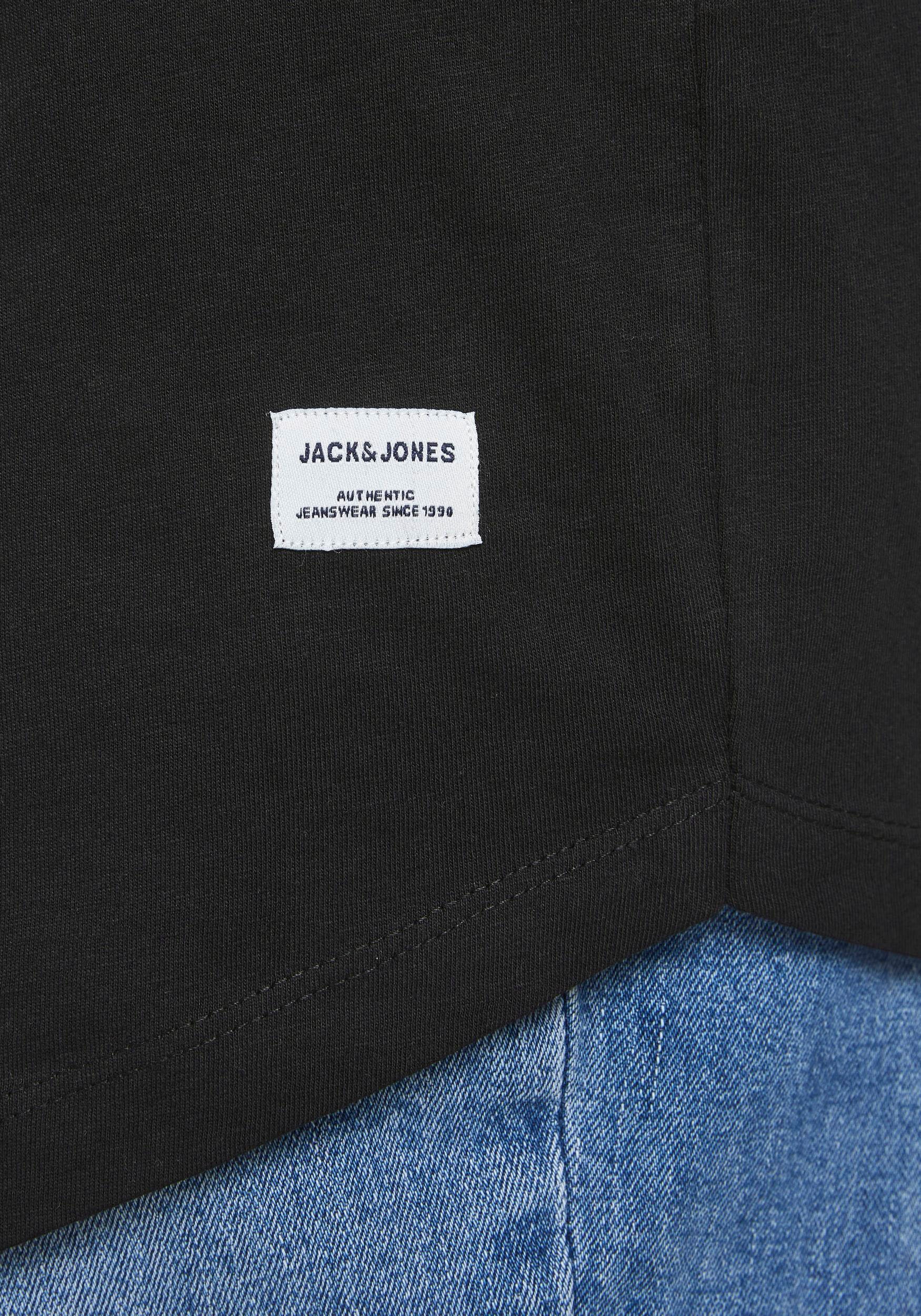 Jack & Jones PlusSize T-Shirt »NOA TEE«, mit abgerundetem Saum, bis Größe 6XL