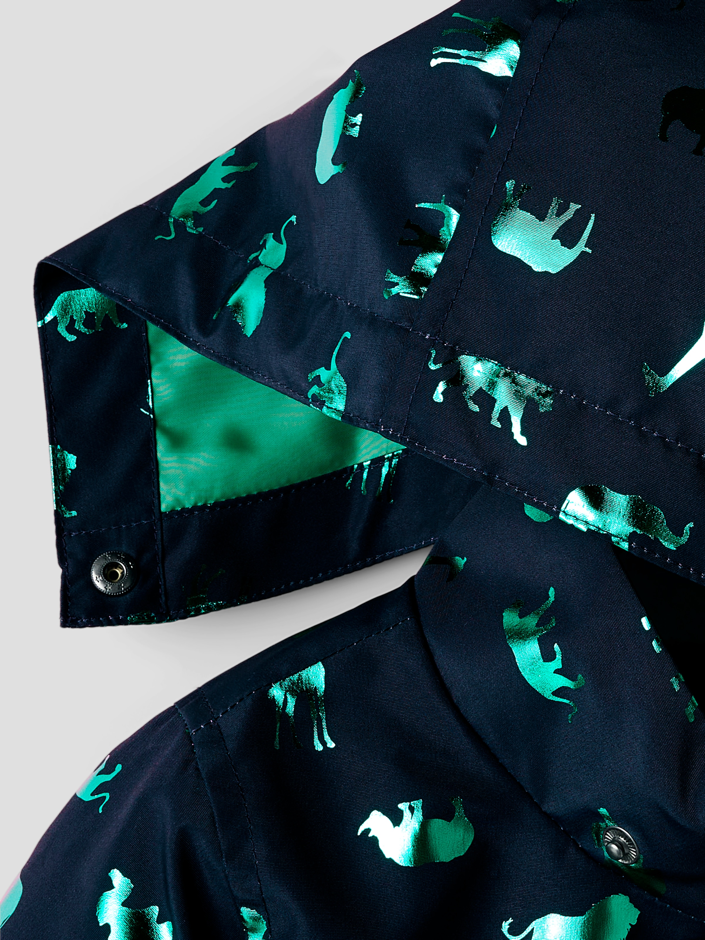 Name It Outdoorjacke »NMMMAX JACKET LI FOIL AOP« mit Kapuze