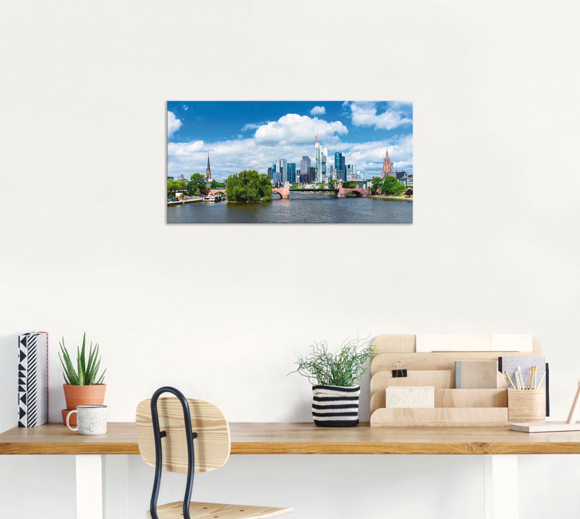 Artland Wandbild »Frankfurt am Main«, Deutschland, (1 St.), als Alubild, Outdoorbild, Leinwandbild, Poster in verschied. Größen
