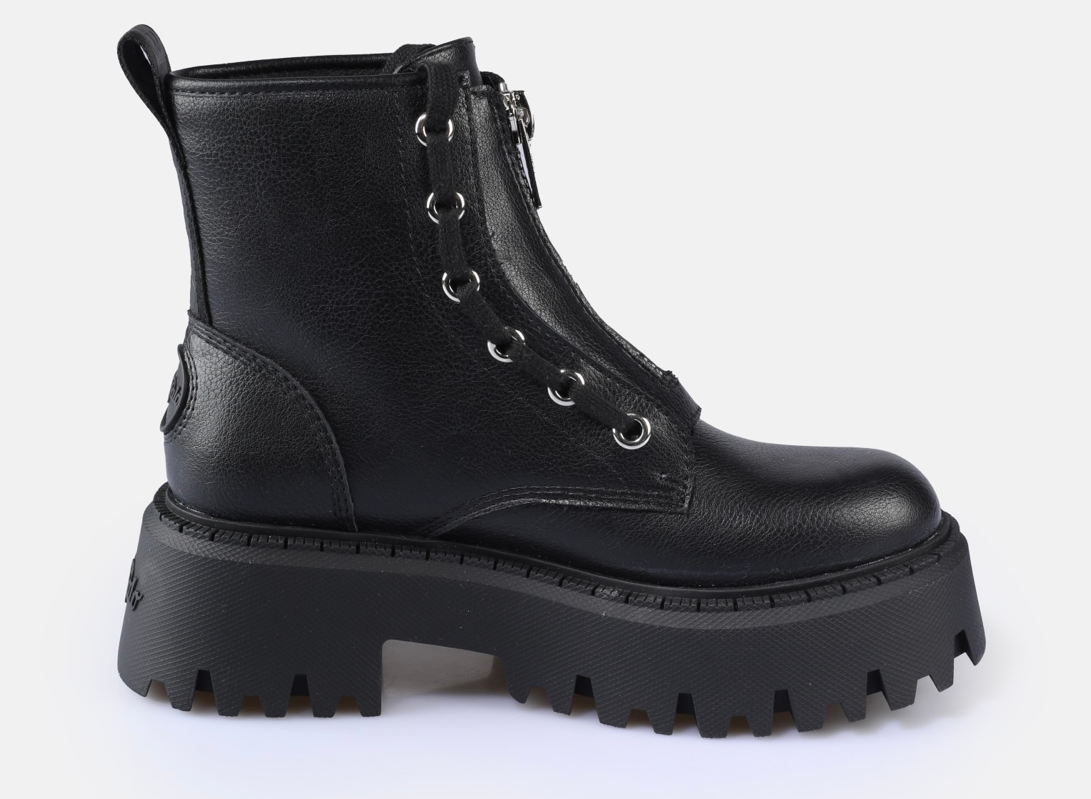 Buffalo Stiefelette »Aspen Front Zip«  Plateauboots, Bikerboots, Festivalboots, mit Front-Reißverschluss